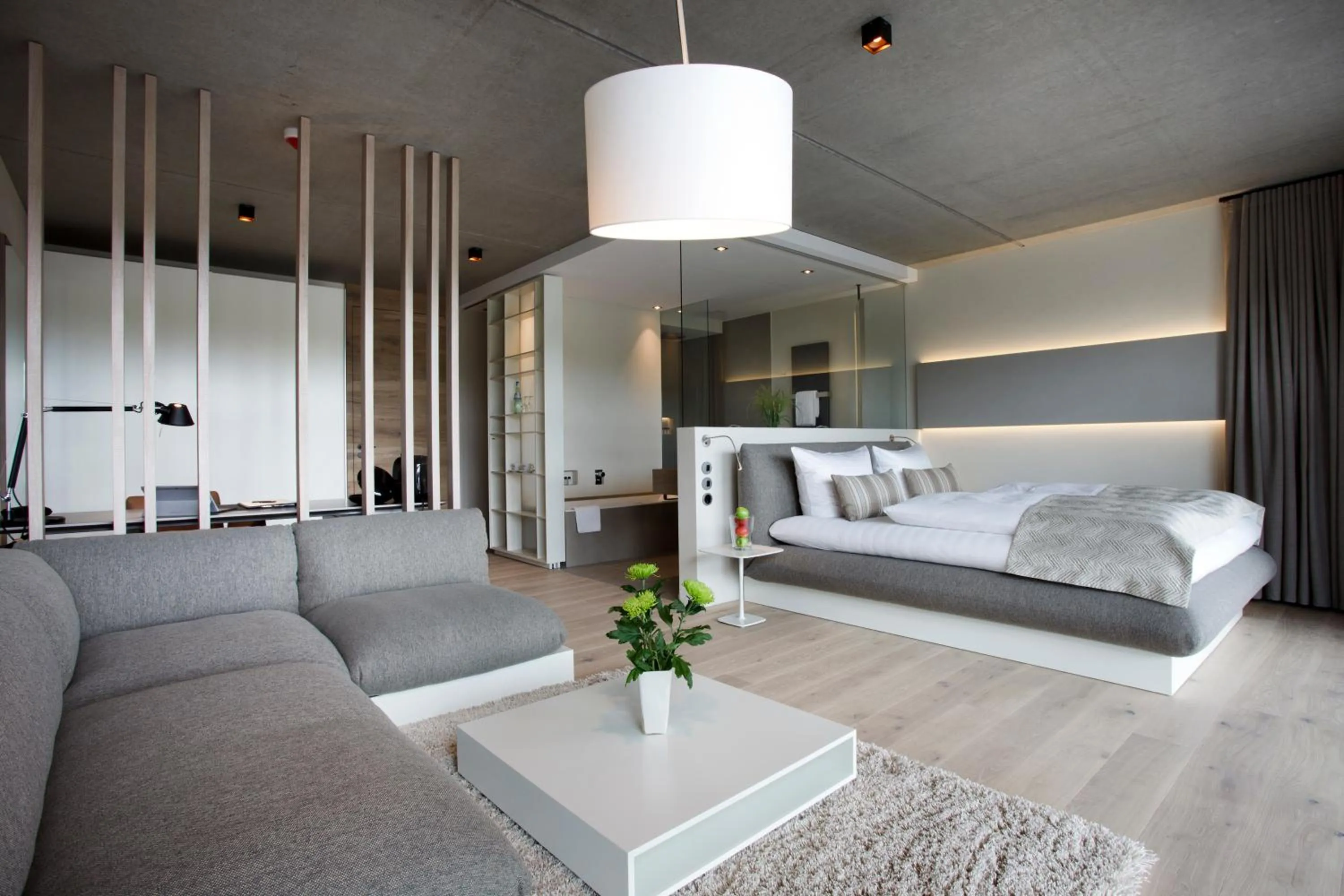 Decorative detail, Bed in Hotel Seegarten