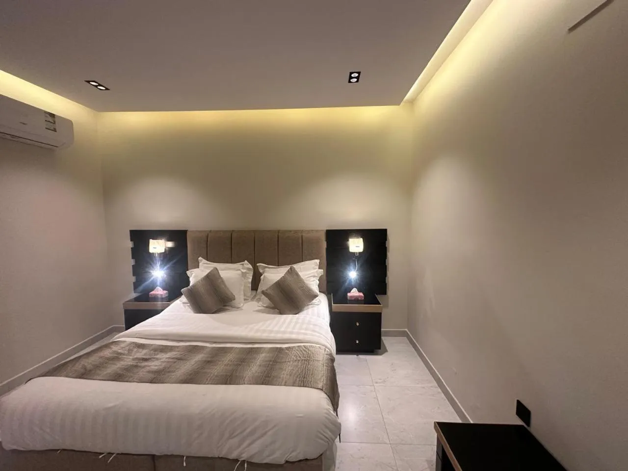 Bed in Golden Galaxies Furnished Units