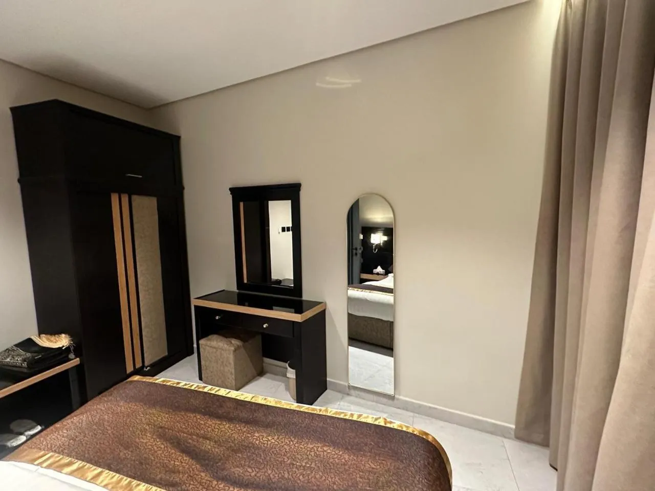 Bed in Golden Galaxies Furnished Units