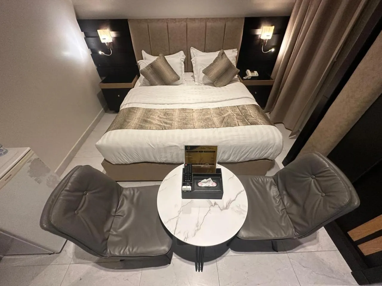 Bed in Golden Galaxies Furnished Units