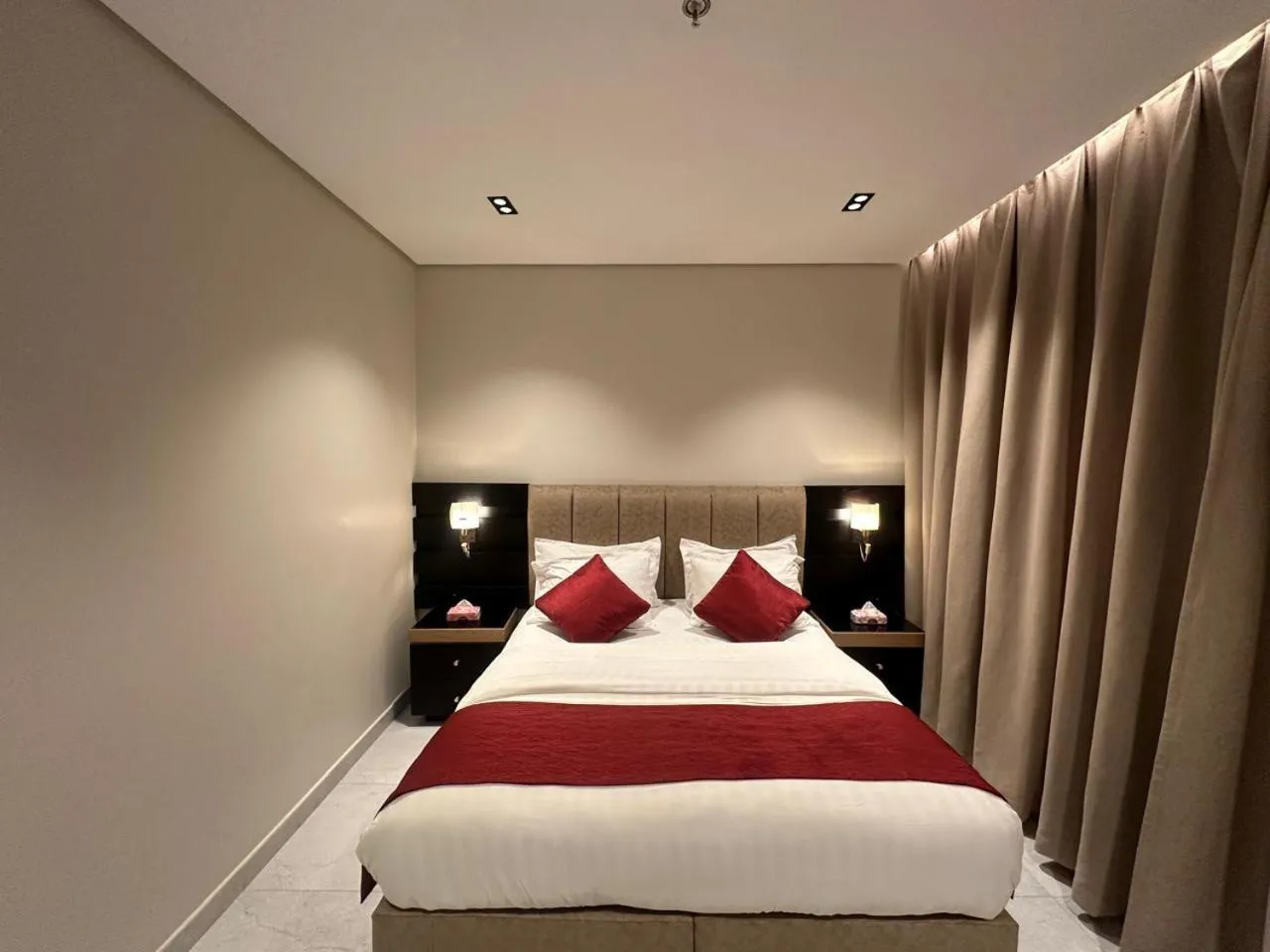 Bed in Golden Galaxies Furnished Units