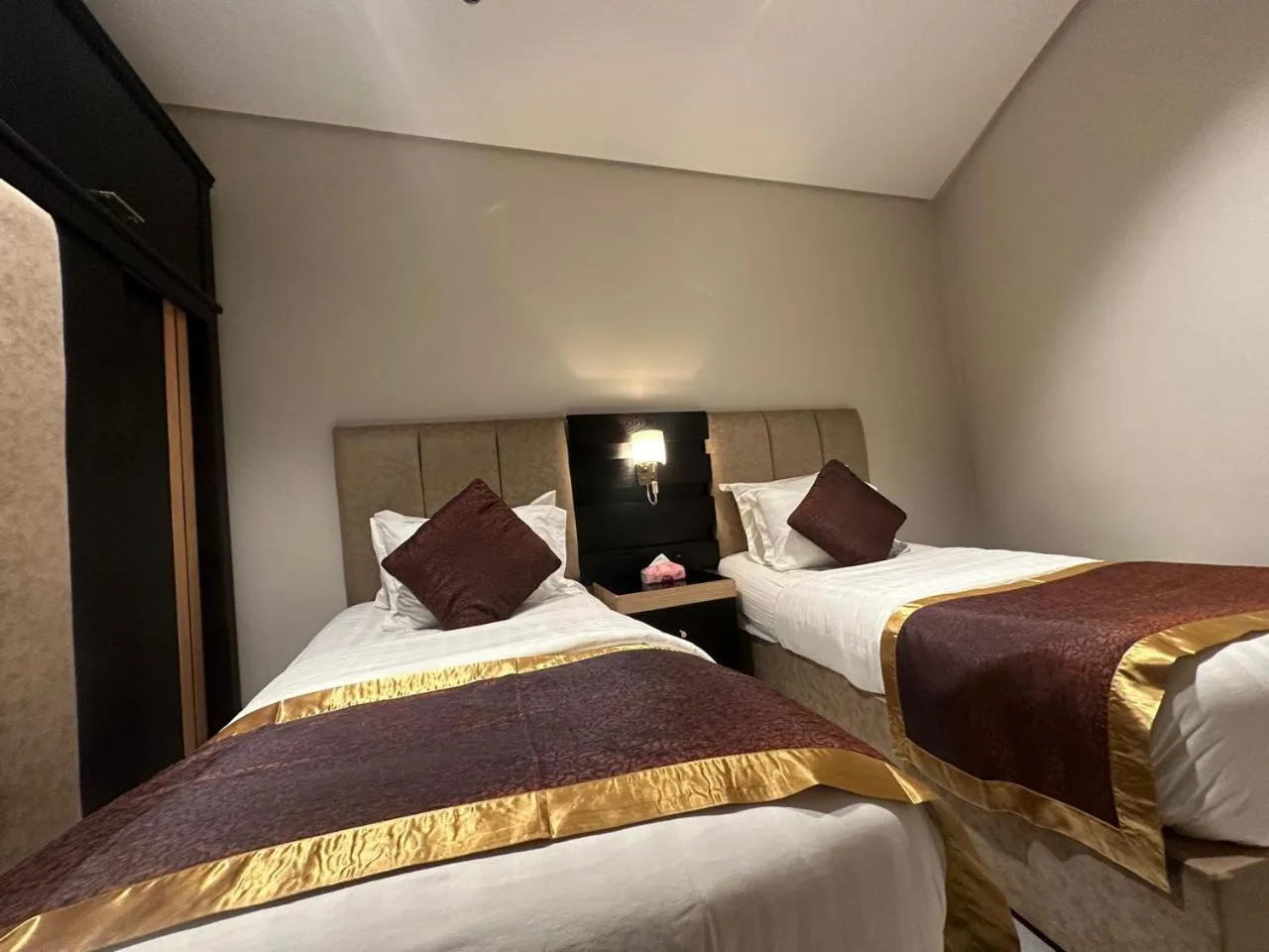 Bed in Golden Galaxies Furnished Units