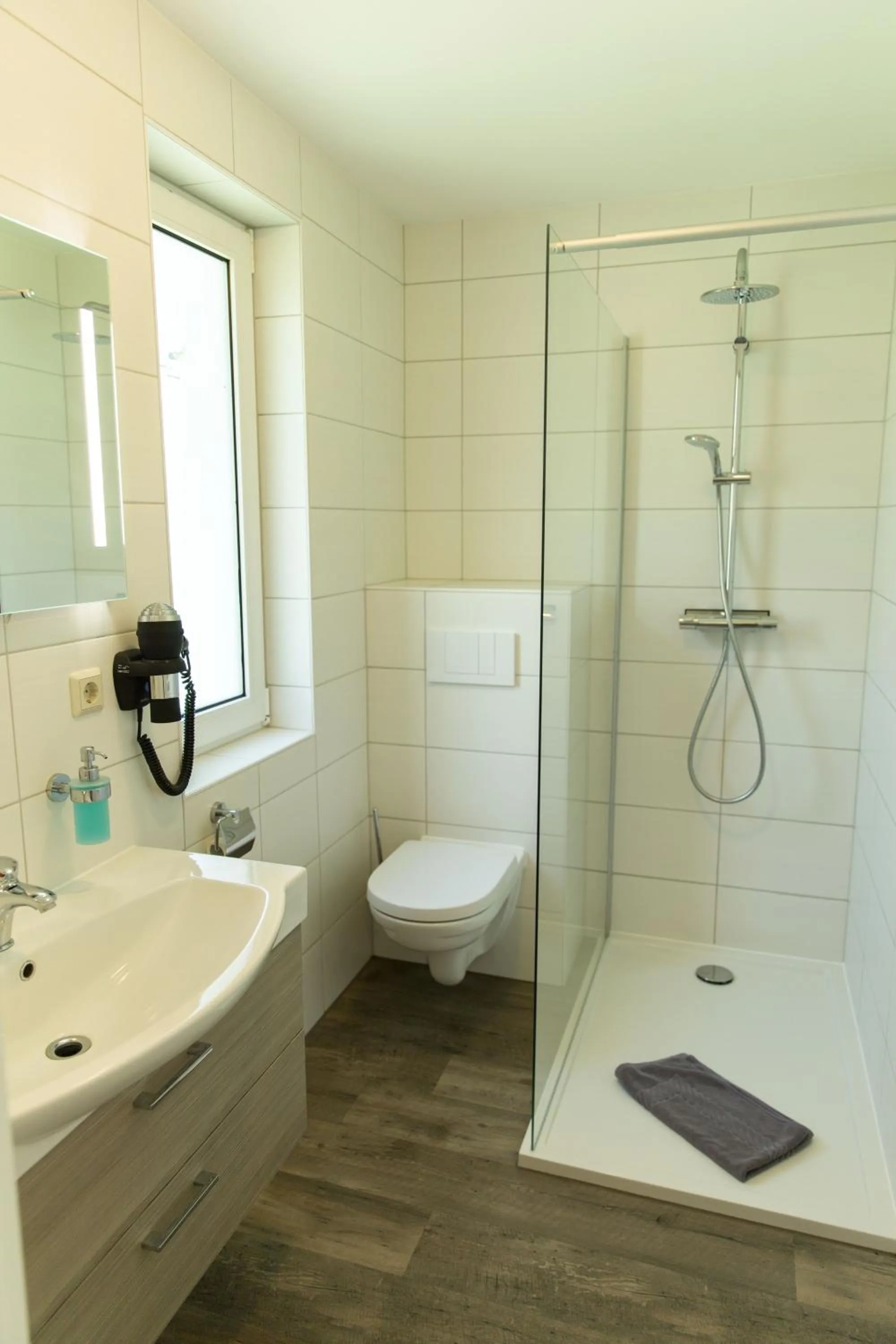 Shower in Hotel am Untersee