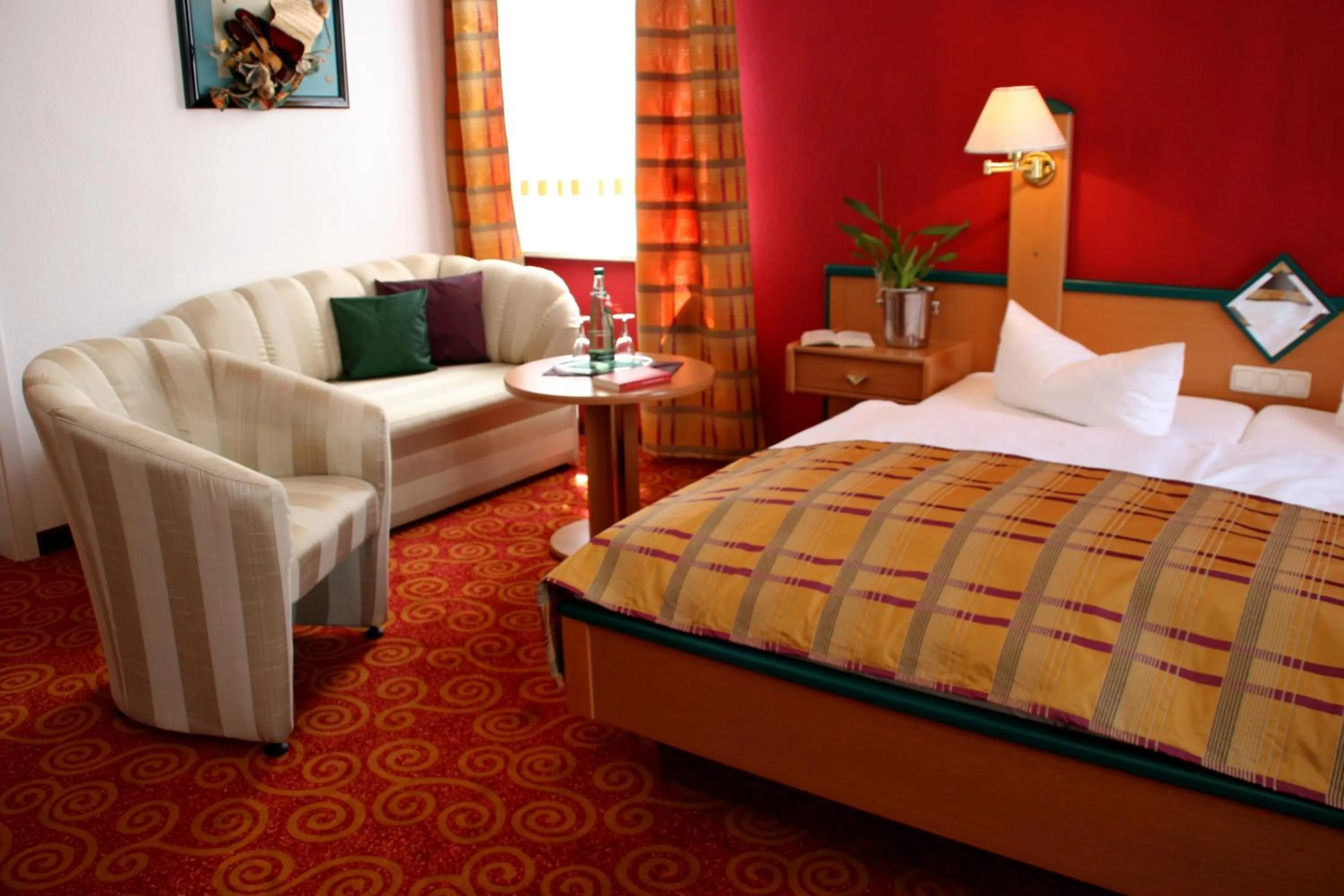 Photo of the whole room, Bed in Parkhotel Helene