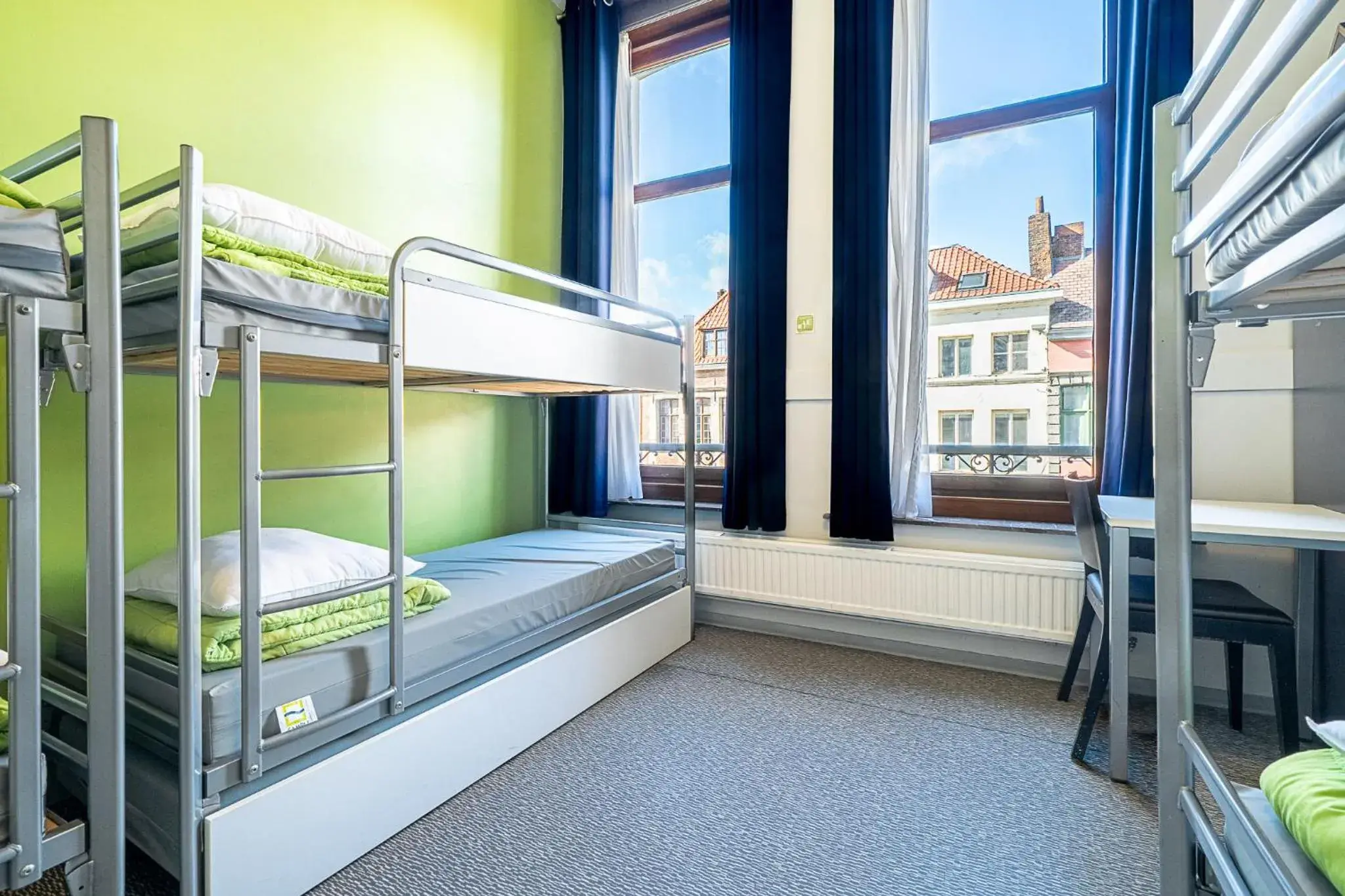 Single Bed in Dormitory Room in Auberge de Jeunesse de Tournai - Youth Hostel Single Bed in Dormitory Room in Auberge de Jeunesse de Tournai - Youth Hostel