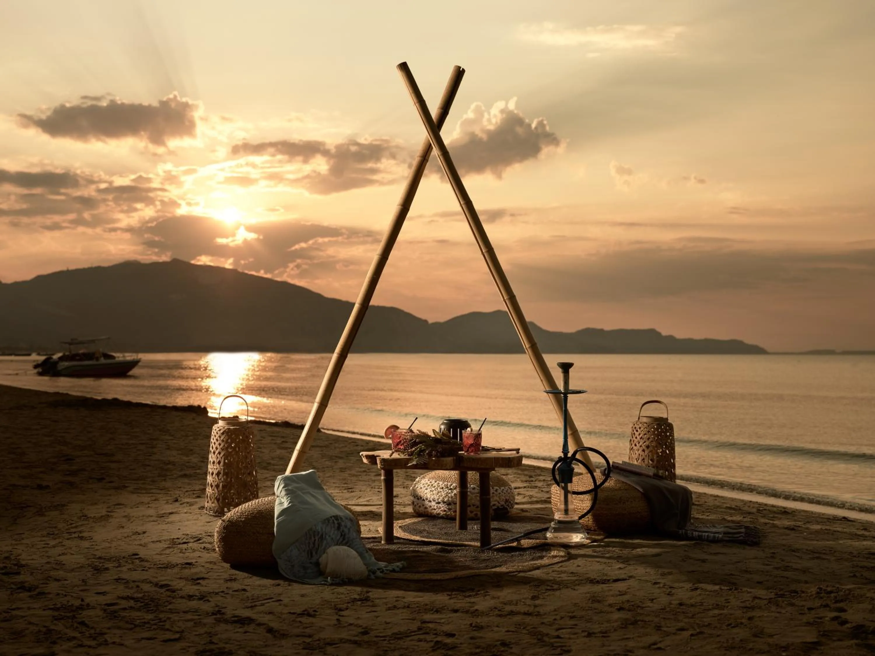 Sunset in GARDELLI RESORT