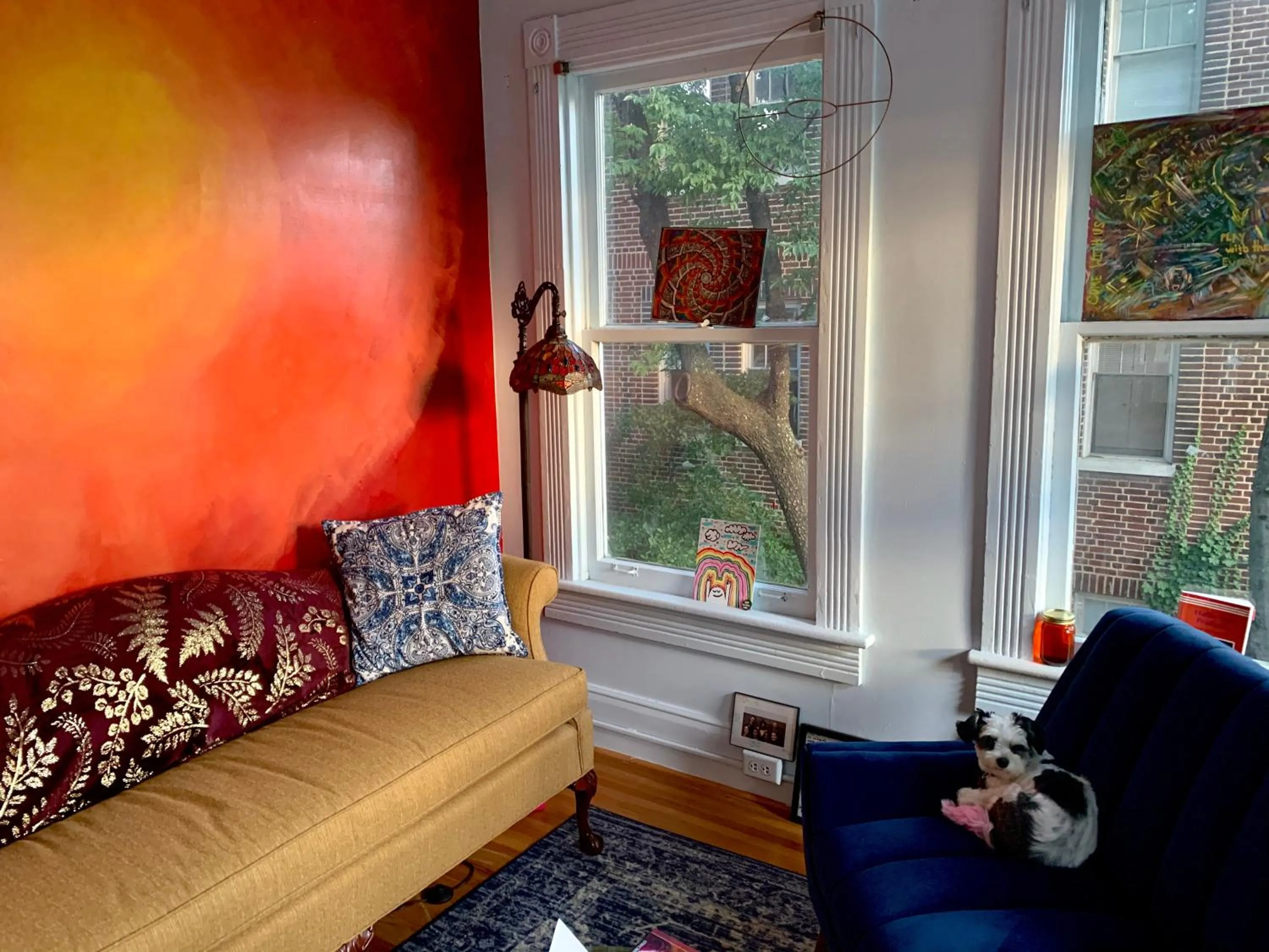 Seating area in Birmingham Tree House