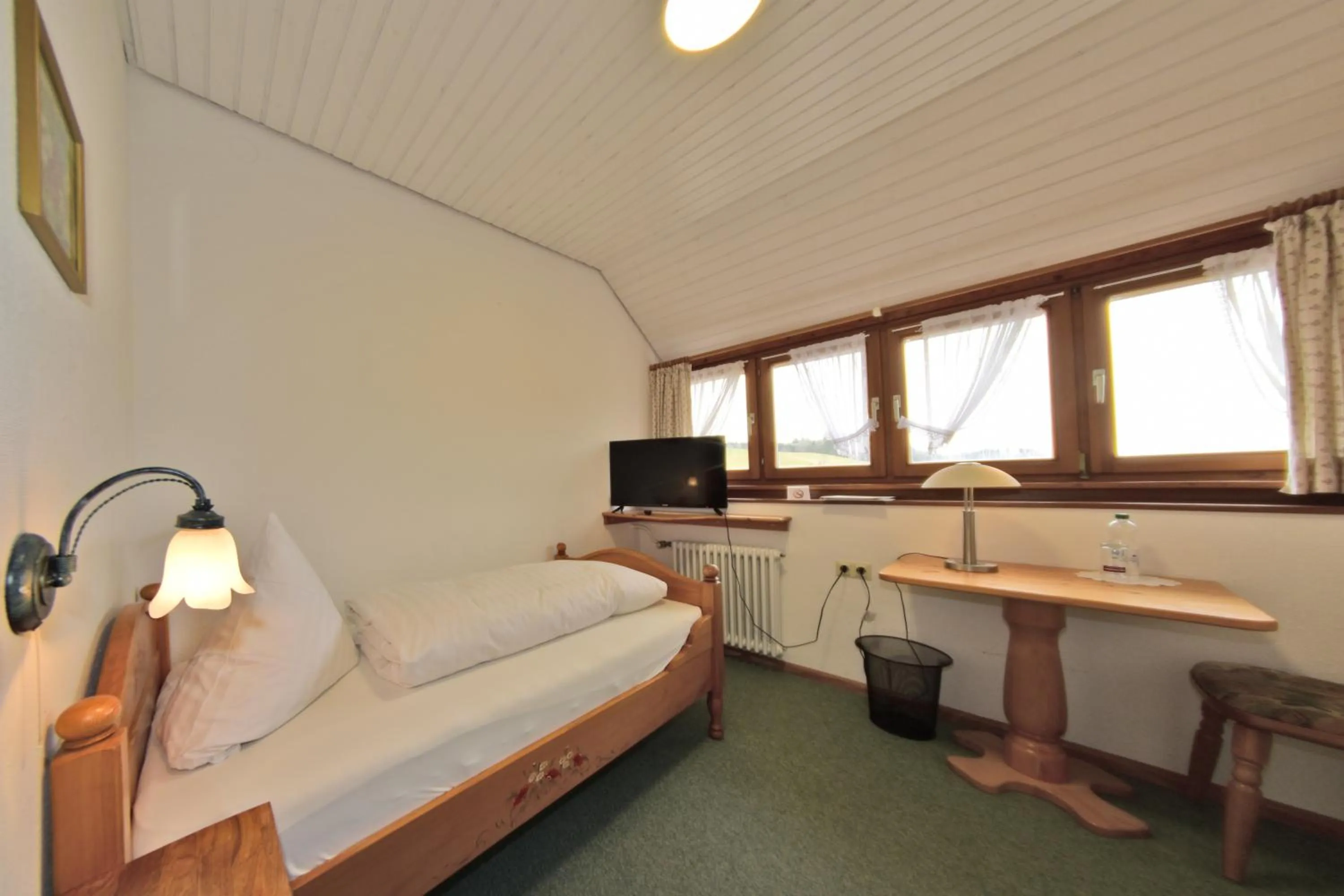 Photo of the whole room, Bed in Hotel Hirschen