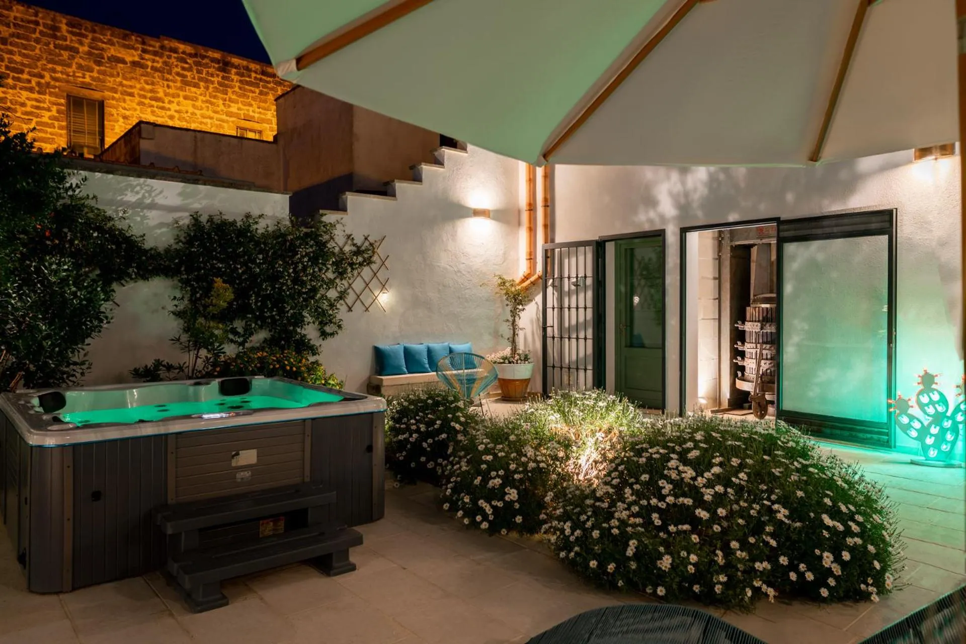 Garden in Il Palmento B&B