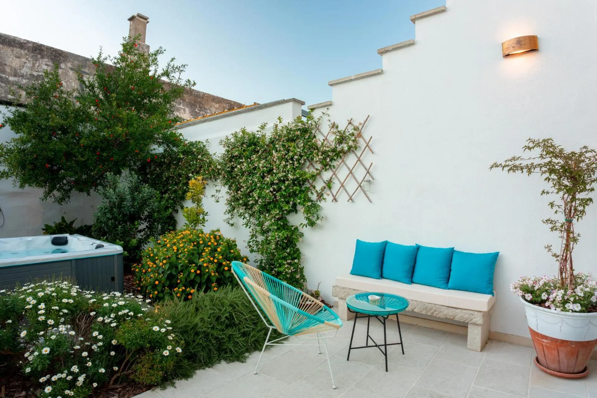 Garden in Il Palmento B&B