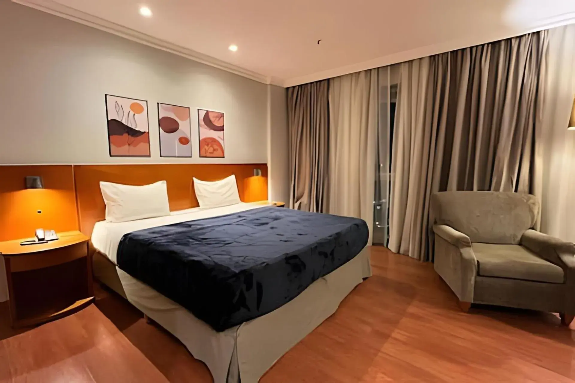 Photo of the whole room, Bed in Flat Barra First - Morada Stay Photo of the whole room, Bed in Flat Barra First - Morada Stay