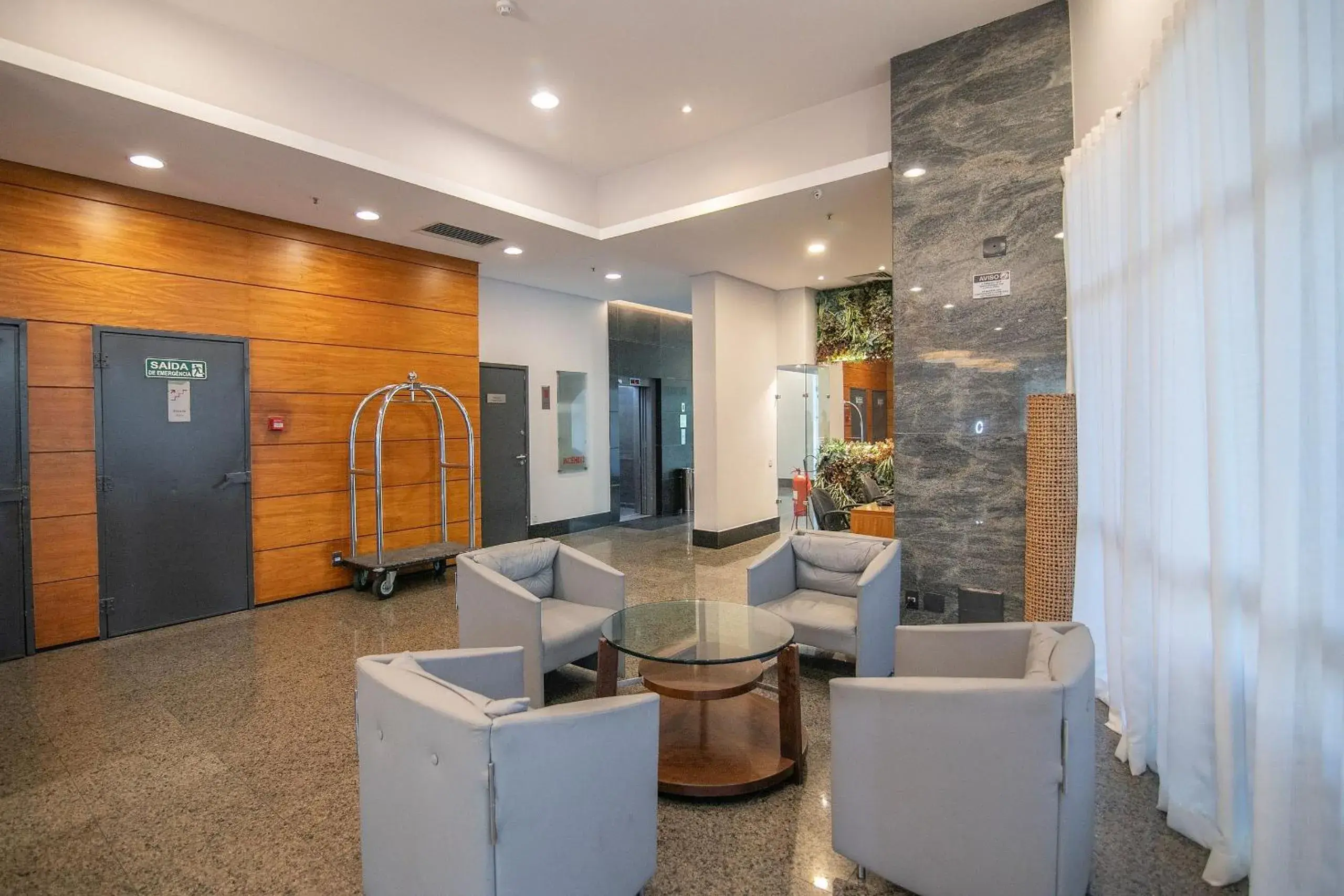 Lobby or reception in Flat Barra First - Morada Stay Lobby or reception in Flat Barra First - Morada Stay