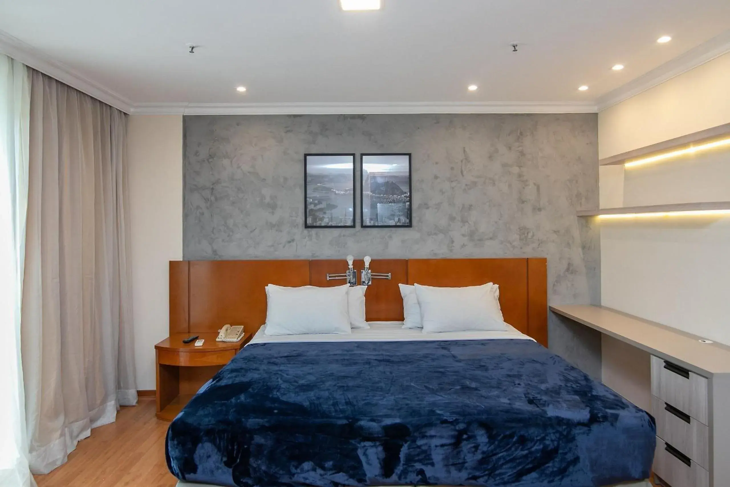 Bedroom, Bed in Flat Barra First - Morada Stay Bedroom, Bed in Flat Barra First - Morada Stay