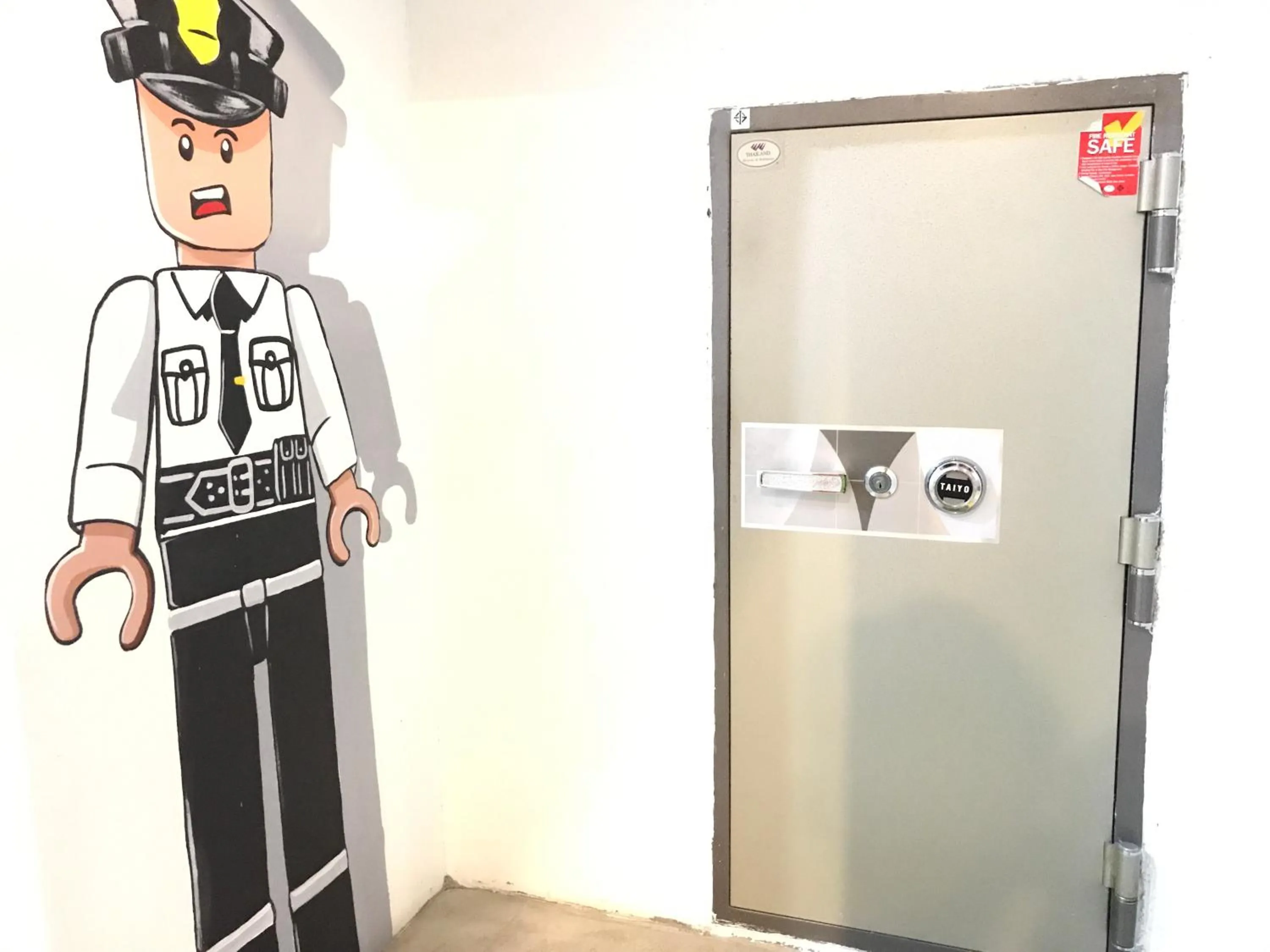 Decorative detail in Winggarden Murals House by JE Boutique Guesthouse