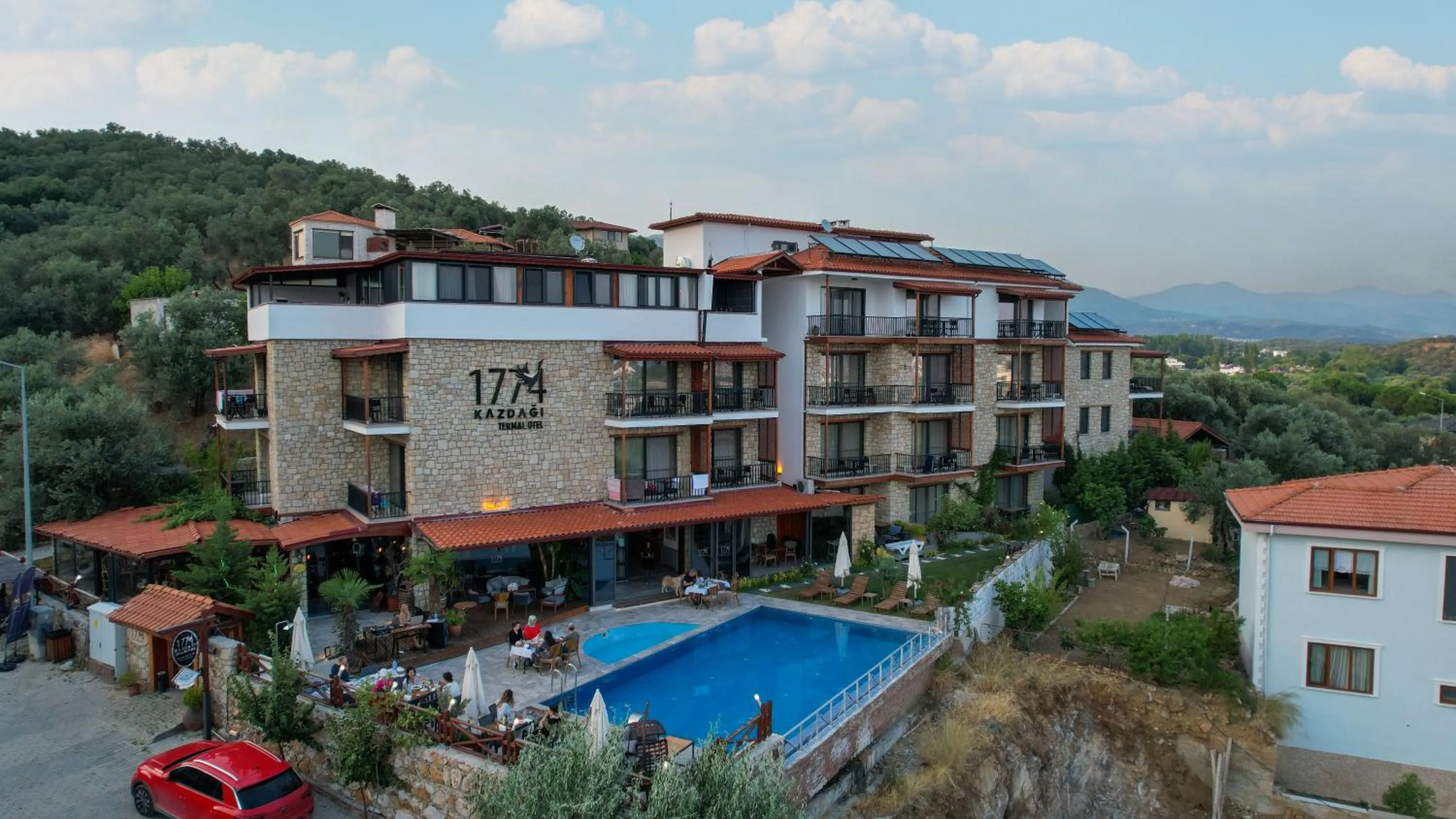 Bird's eye view in 1774 Kazdağı Termal Otel