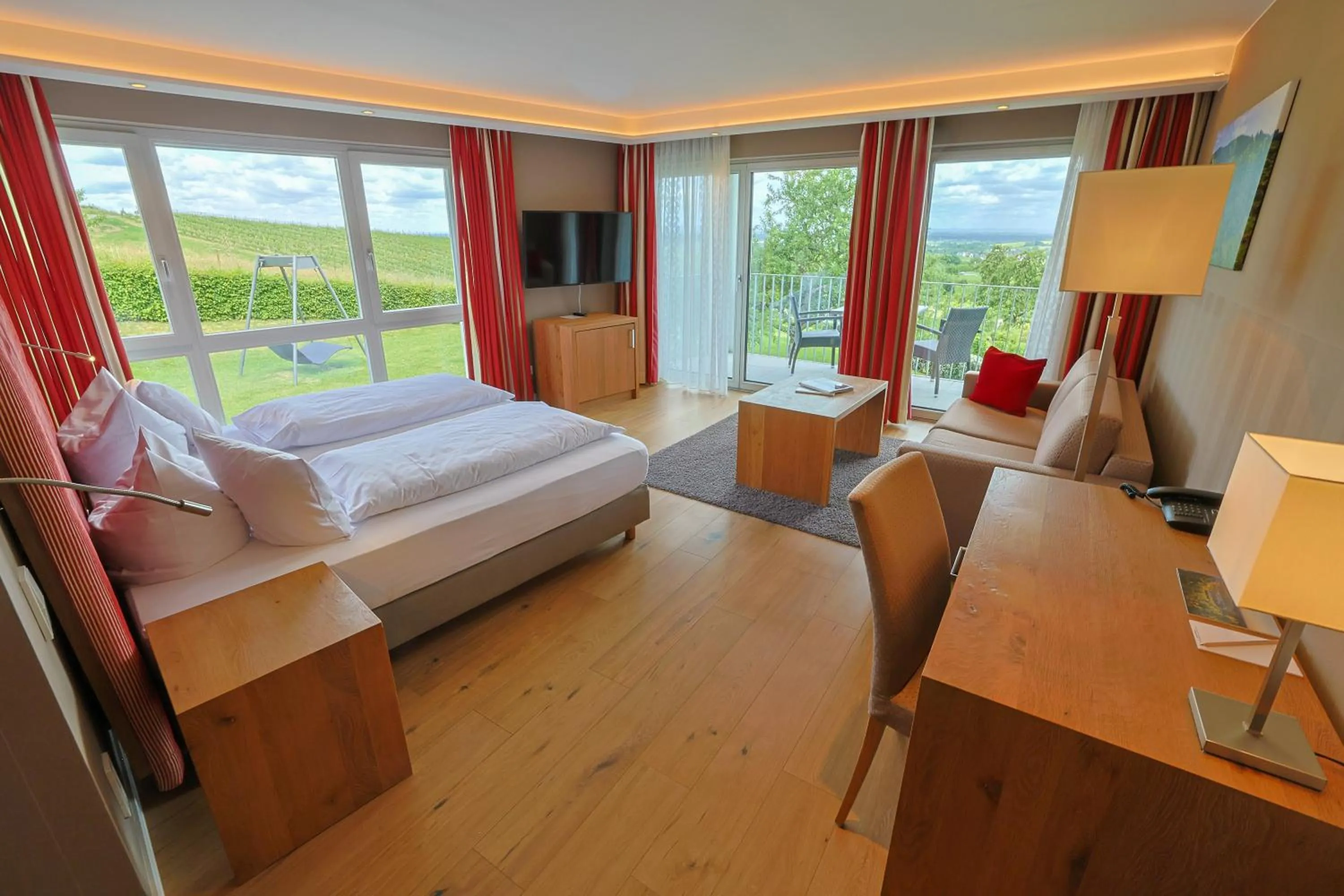 Bed in Hotel Rebenhof