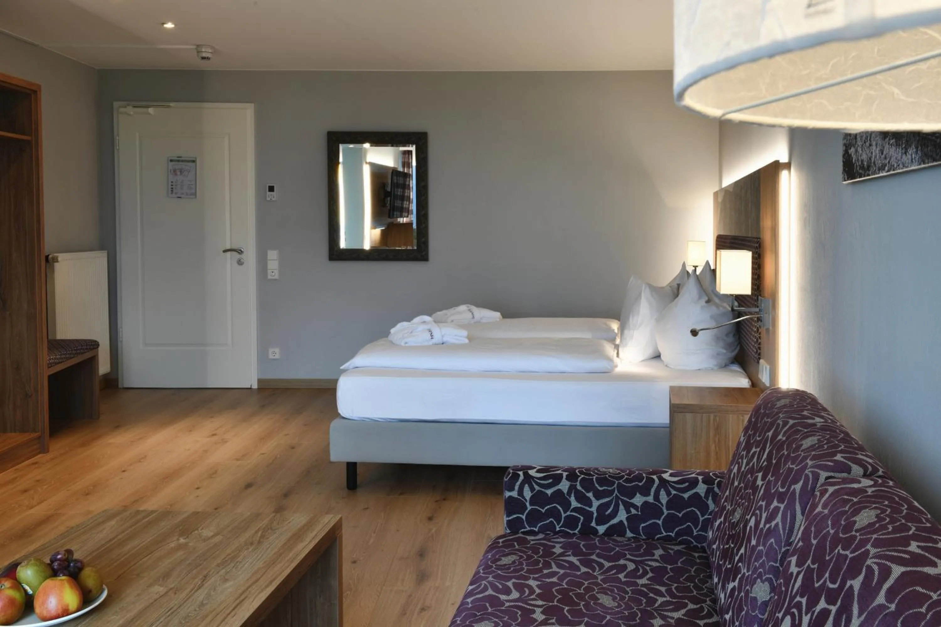 Bed in Hotel Rebenhof