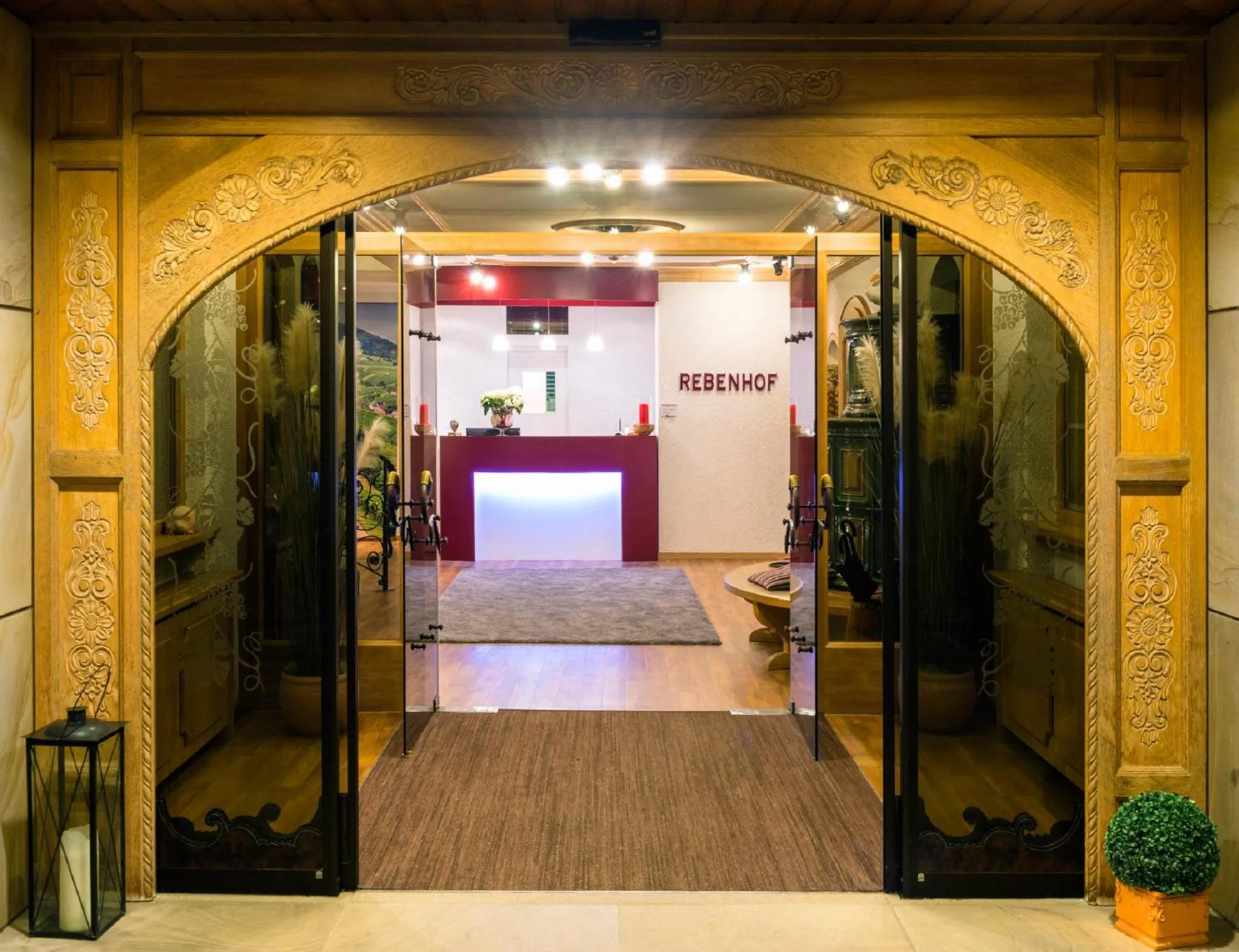 Lobby or reception in Hotel Rebenhof