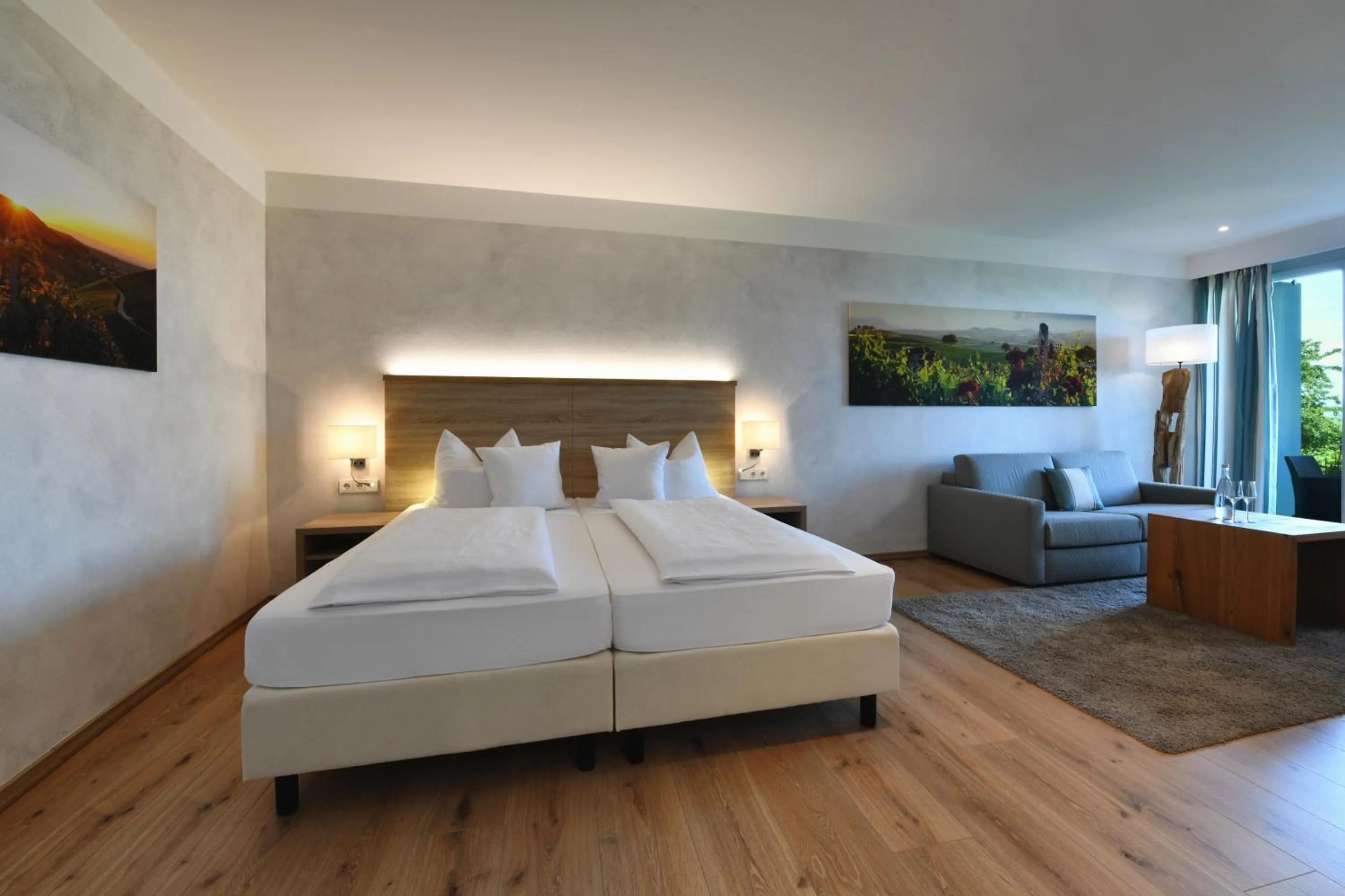 Bed in Hotel Rebenhof