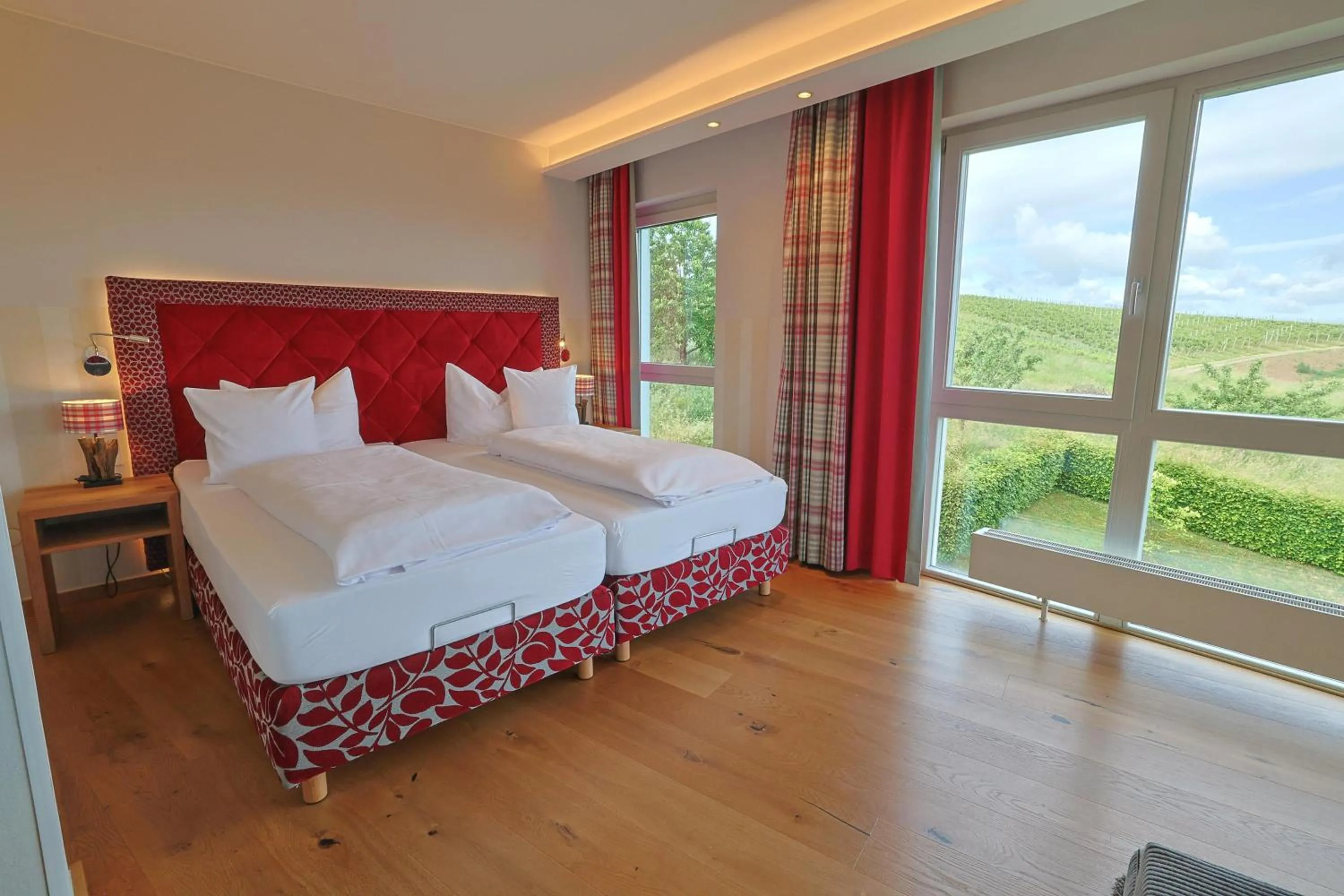 Bed in Hotel Rebenhof