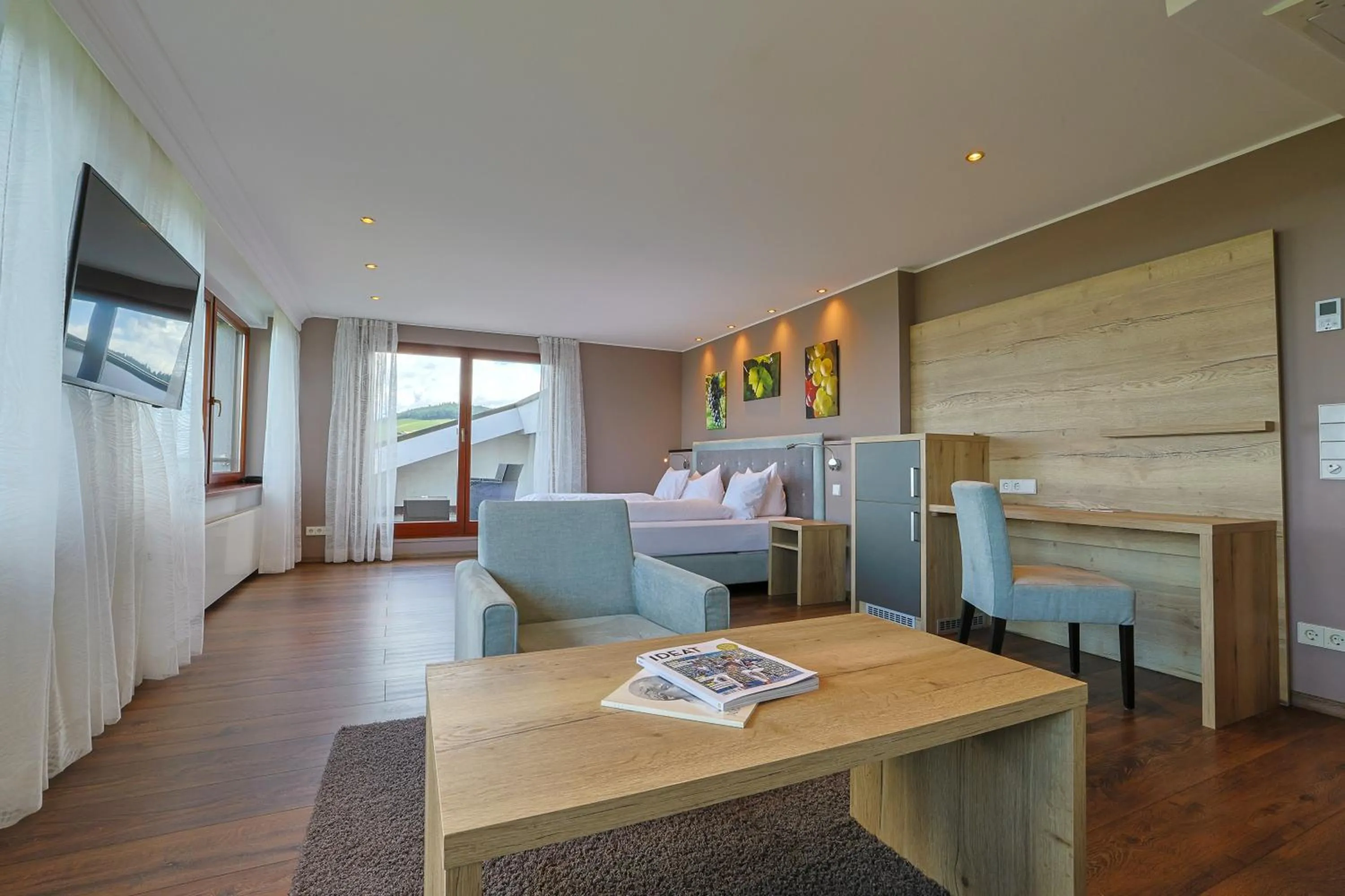 Bed in Hotel Rebenhof