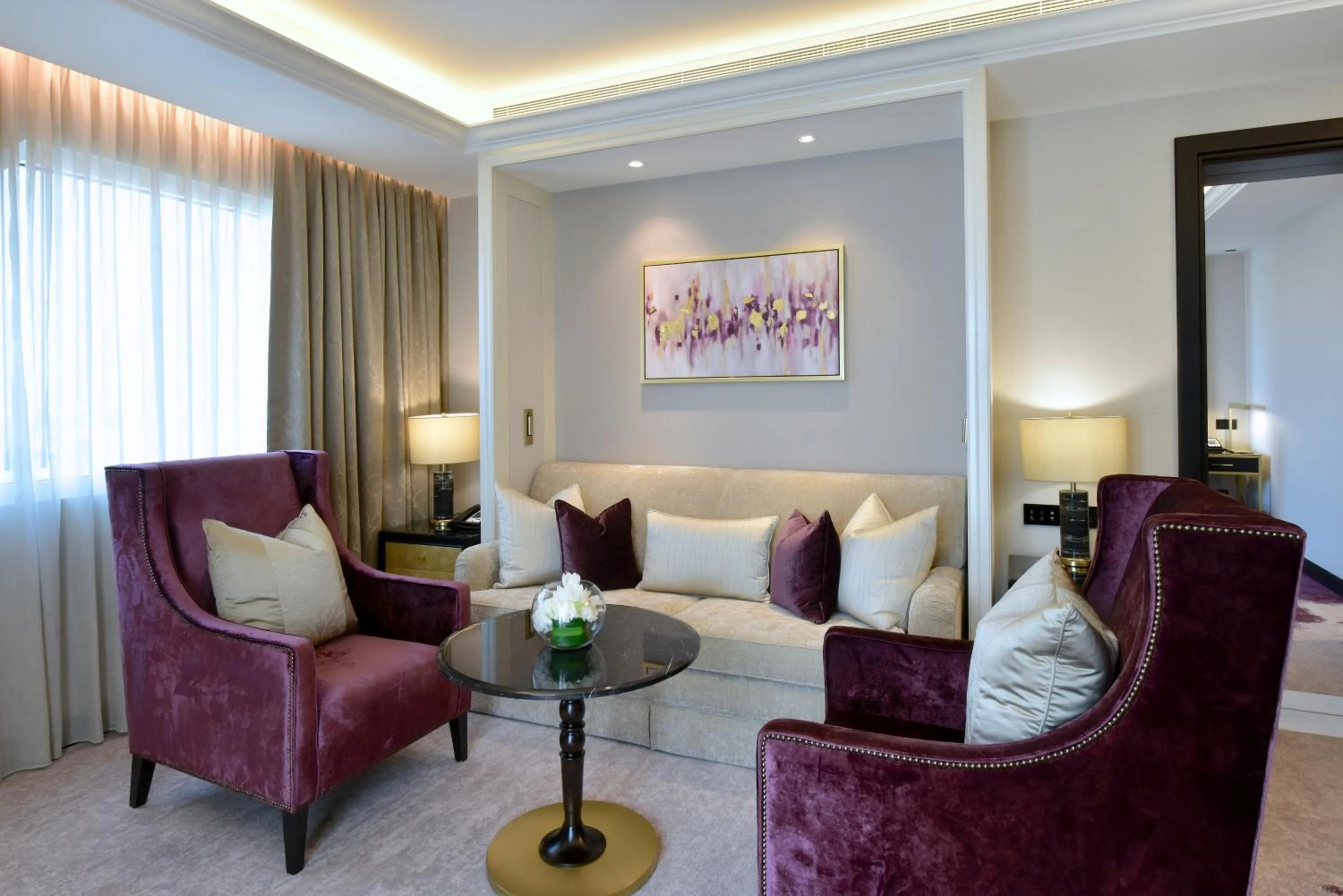 Living room in Mövenpick Hotel Bahrain