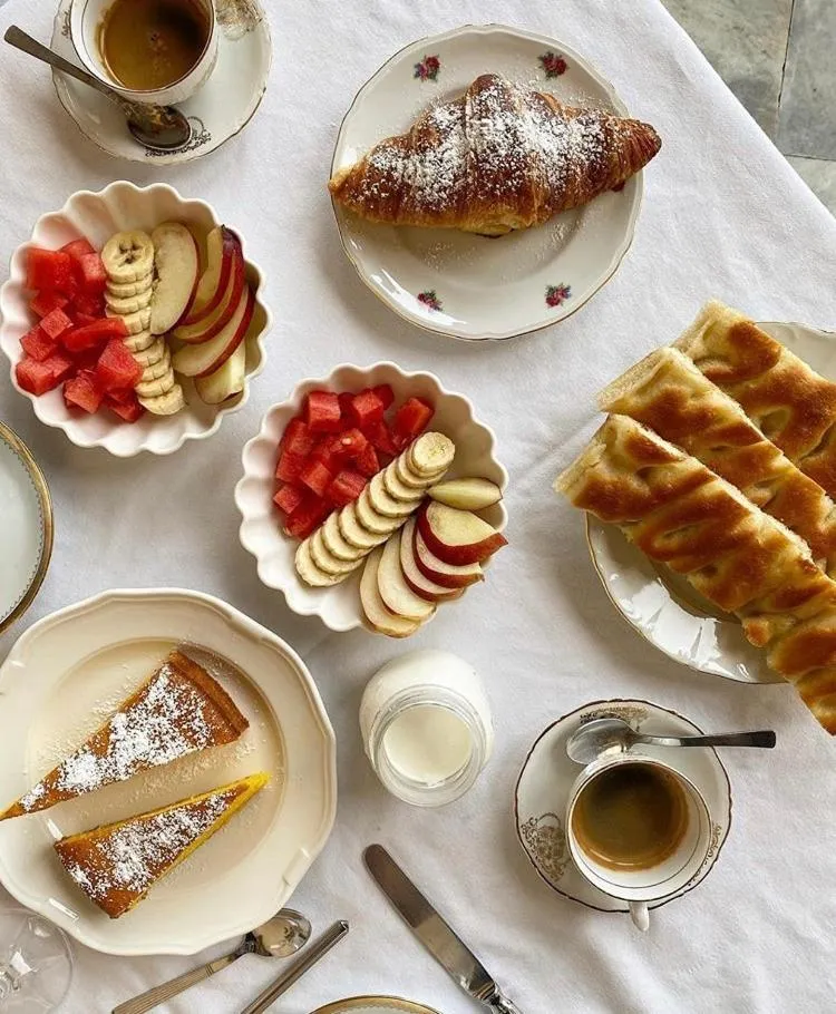 Food and drinks in Attico Palazzo Giustiniani