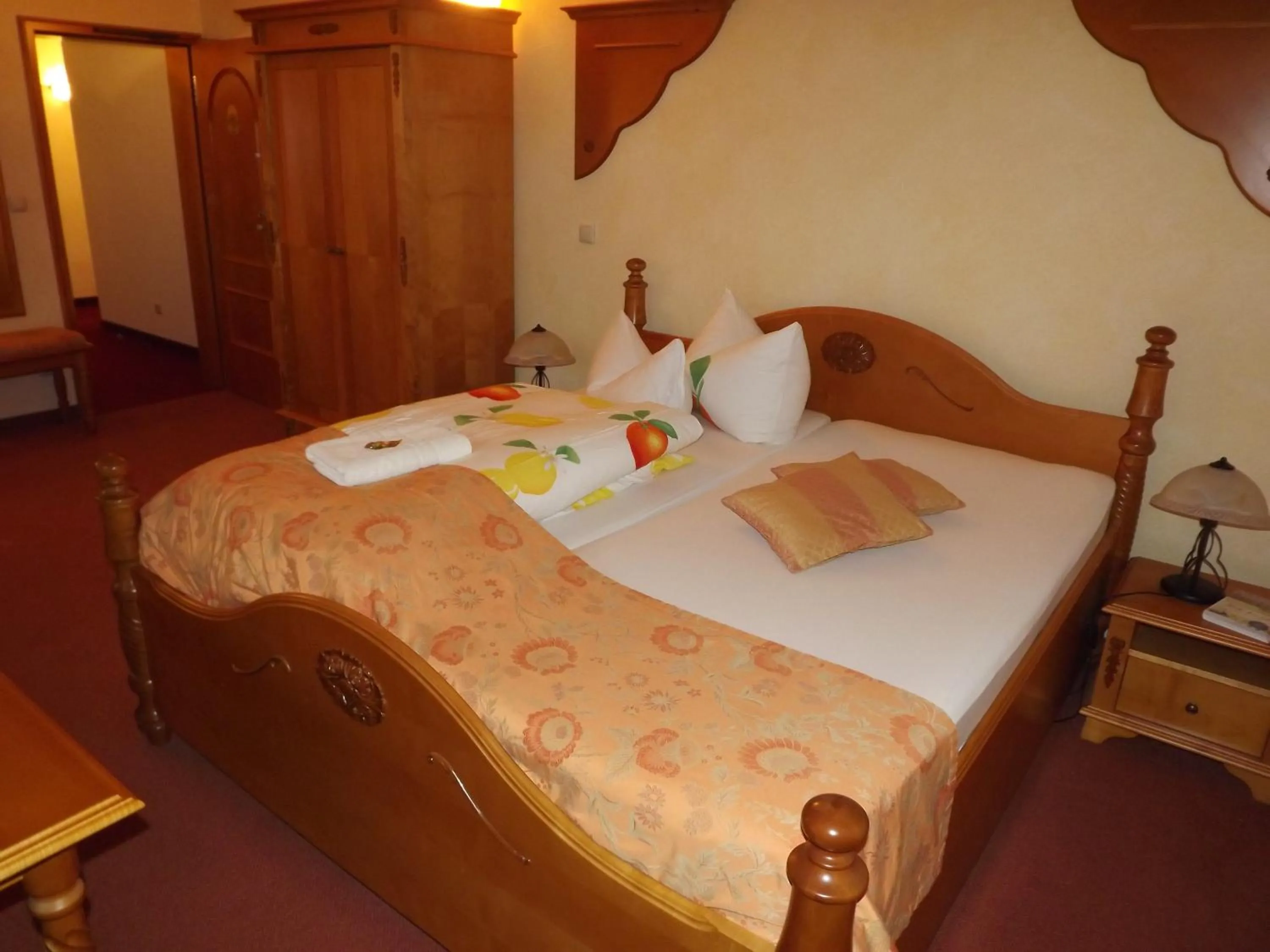 Bed in Hotel Piccolo