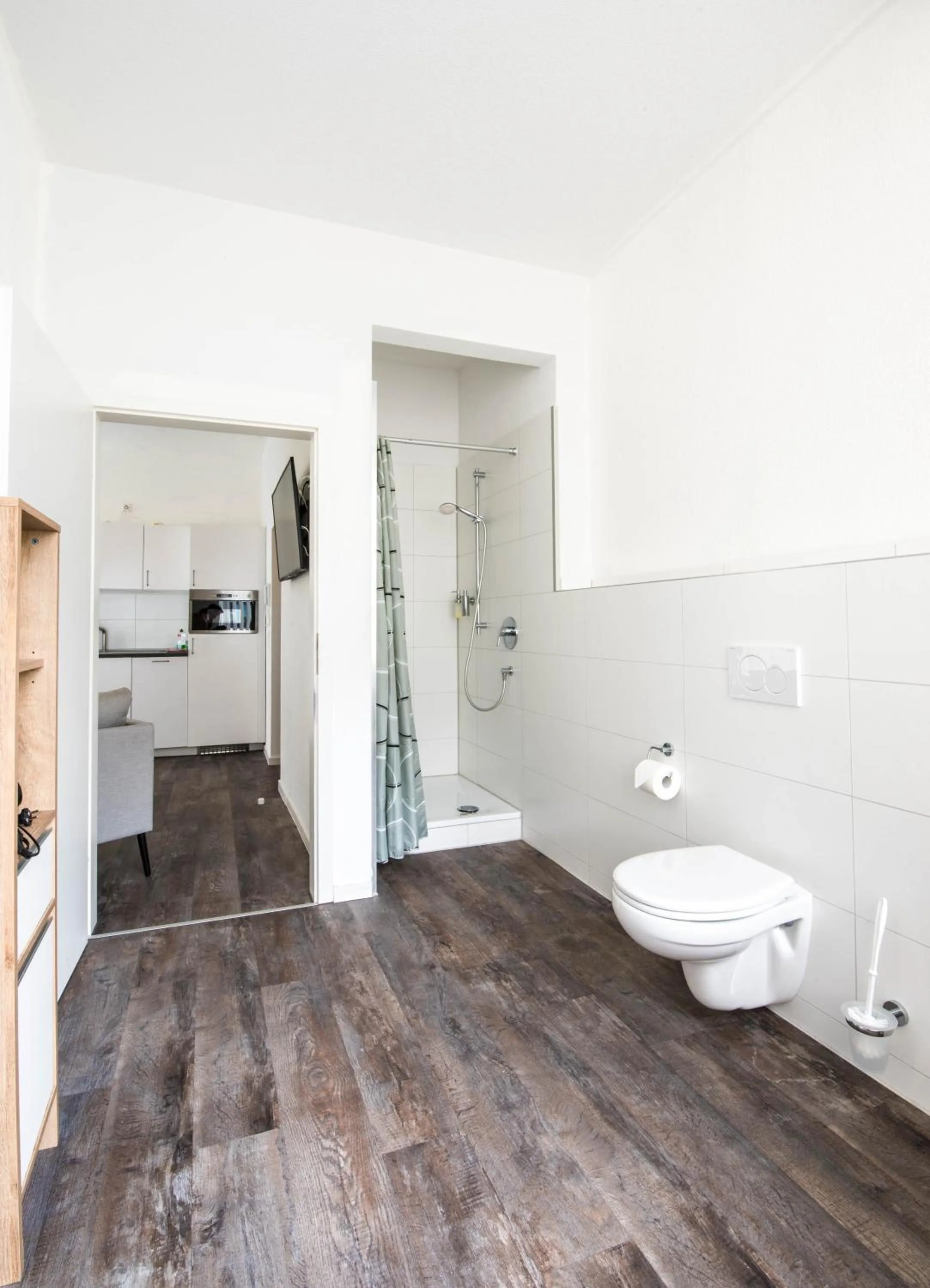 Shower in Central Apartments Aalen