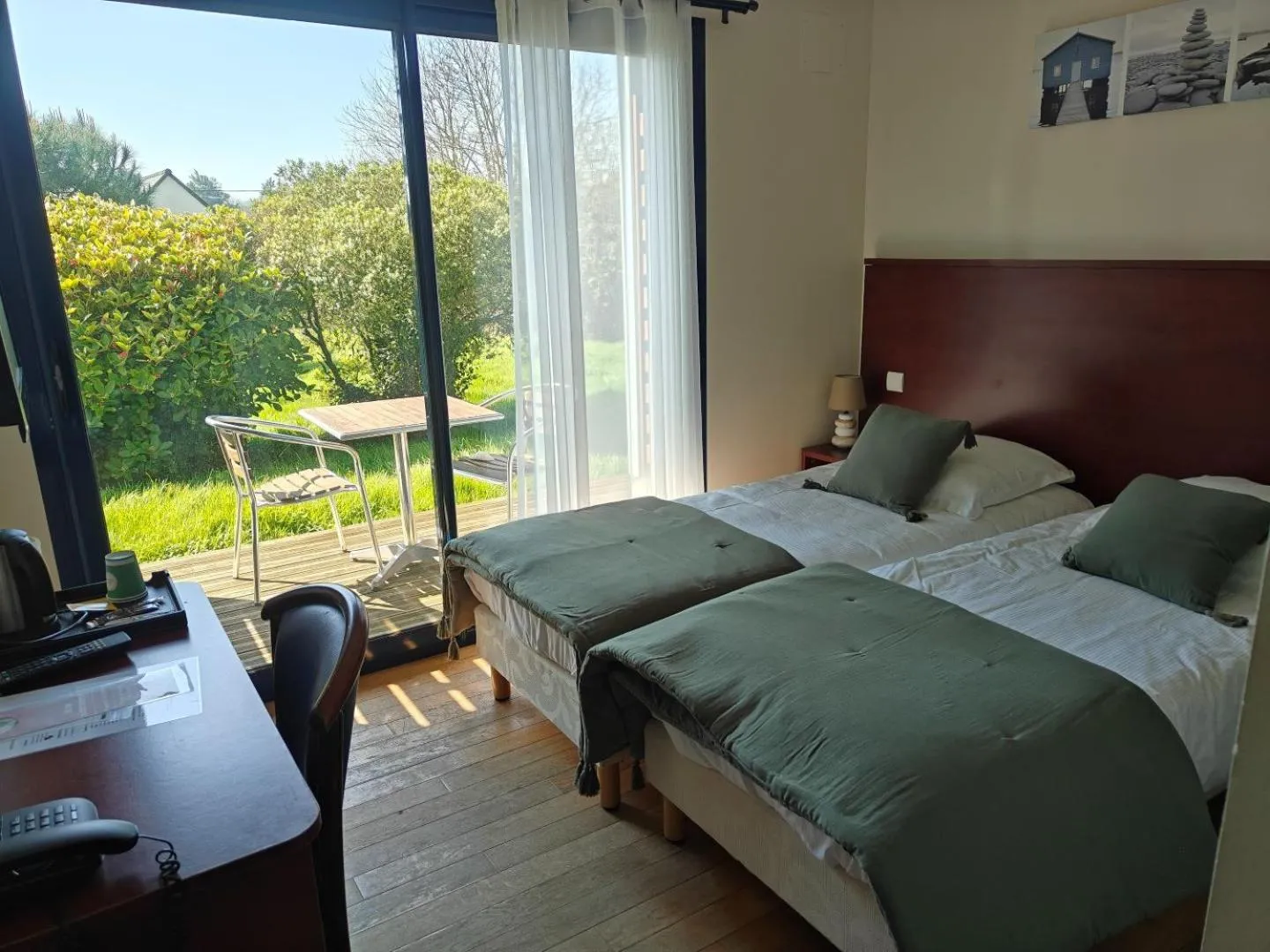 Bedroom, Bed in Hôtel Le Trécelin