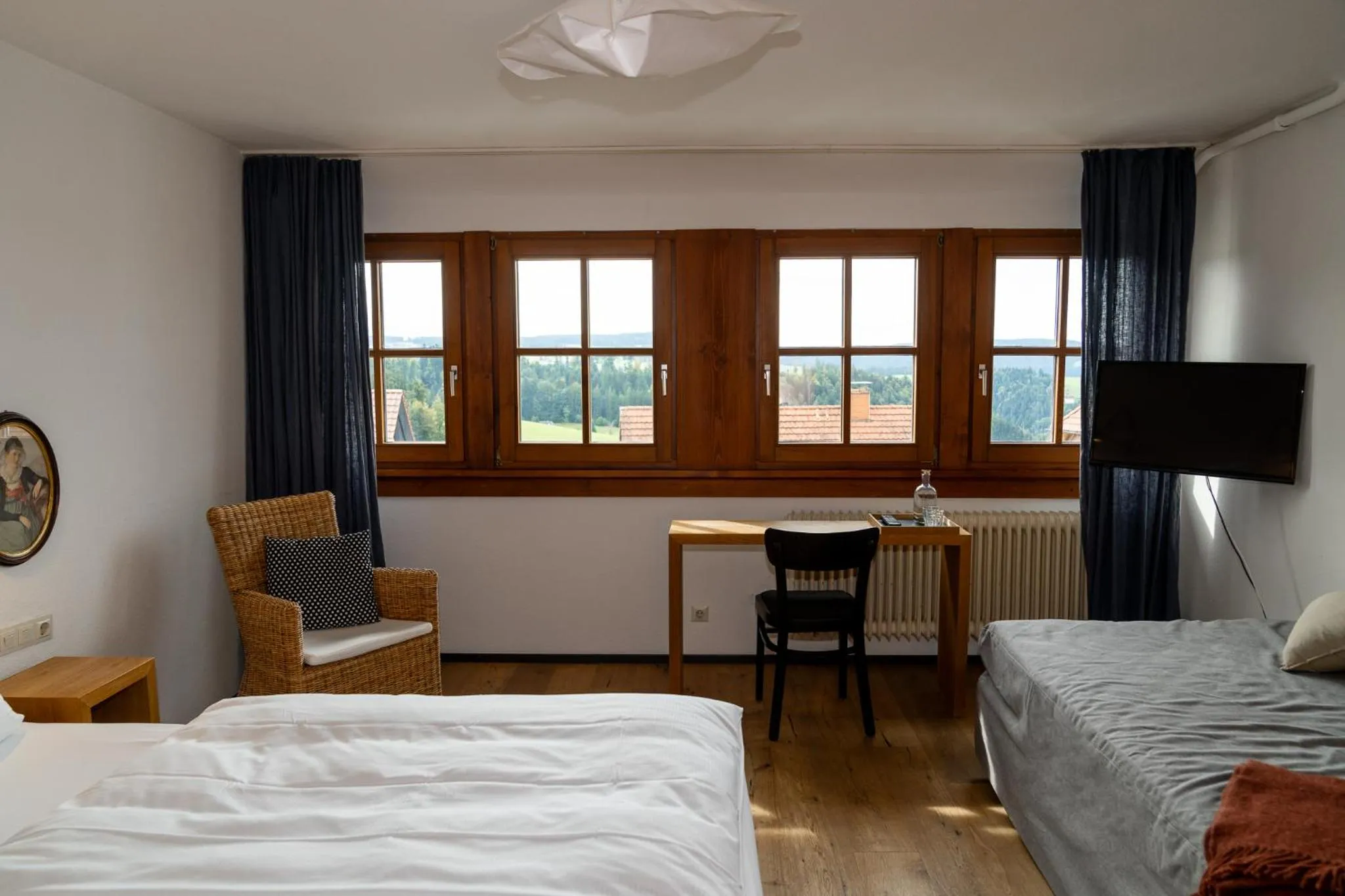 Photo of the whole room, Bed in Der Hirschen