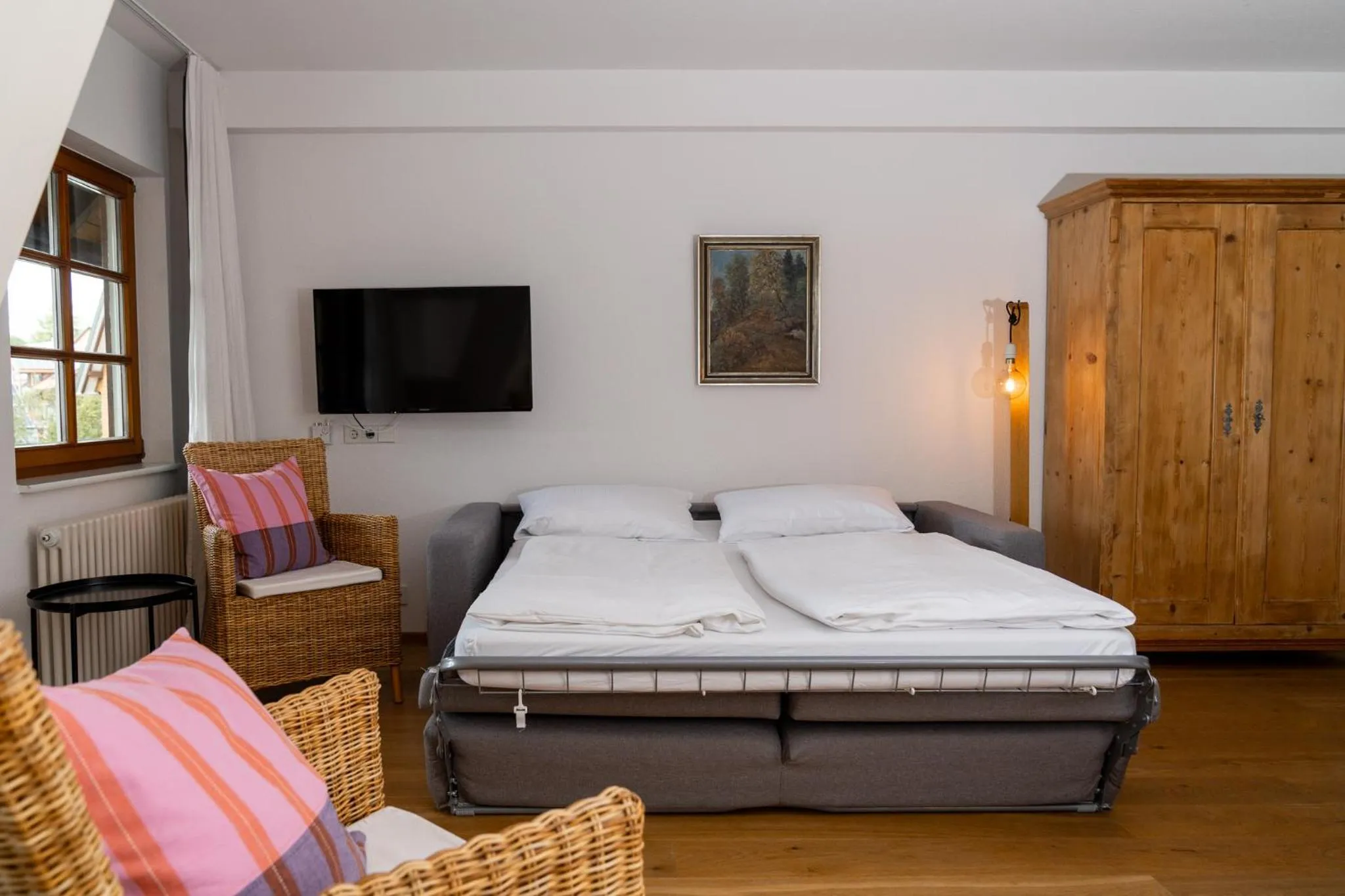 Photo of the whole room, Bed in Der Hirschen