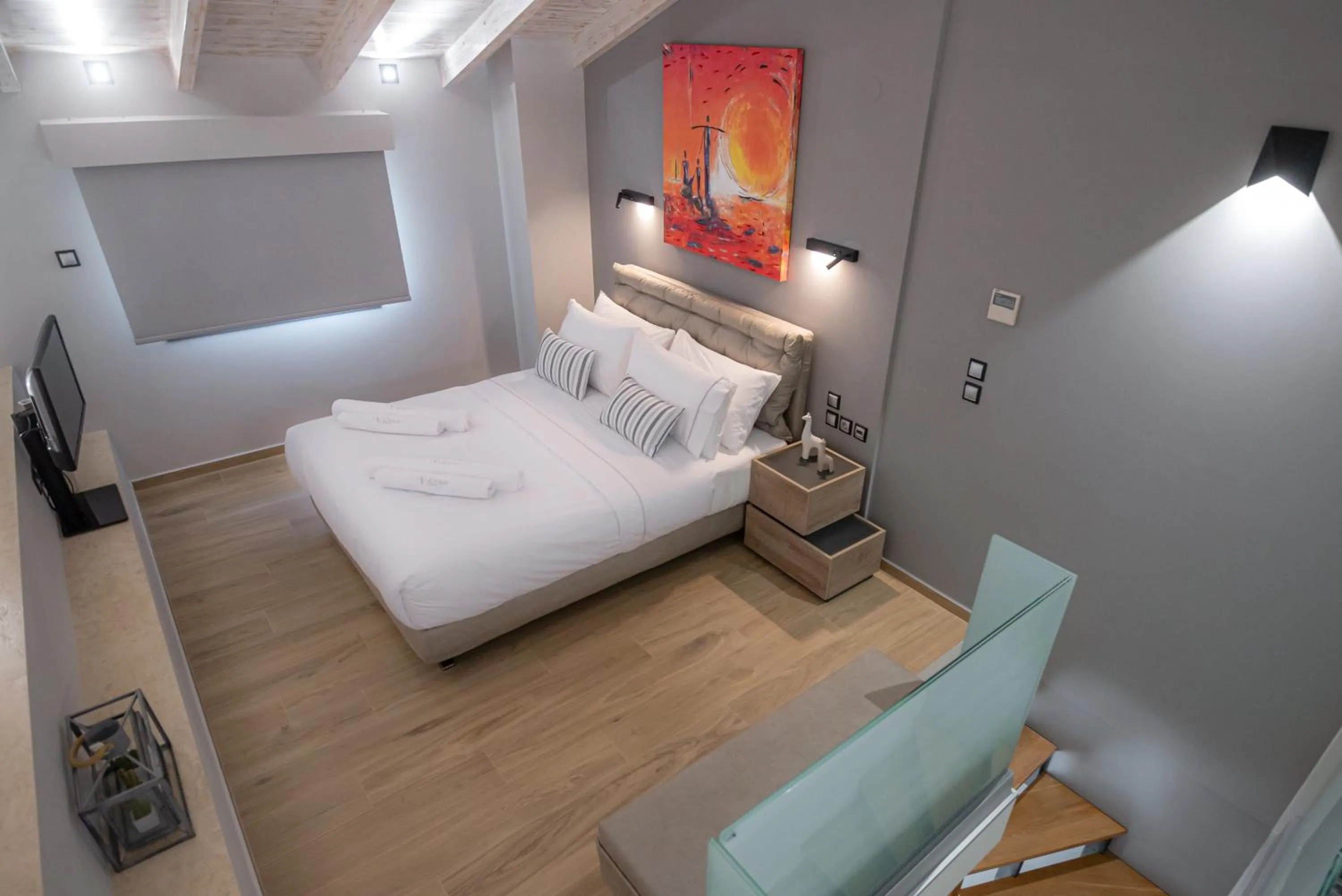 Bedroom, Bed in The Victoria Lefkada