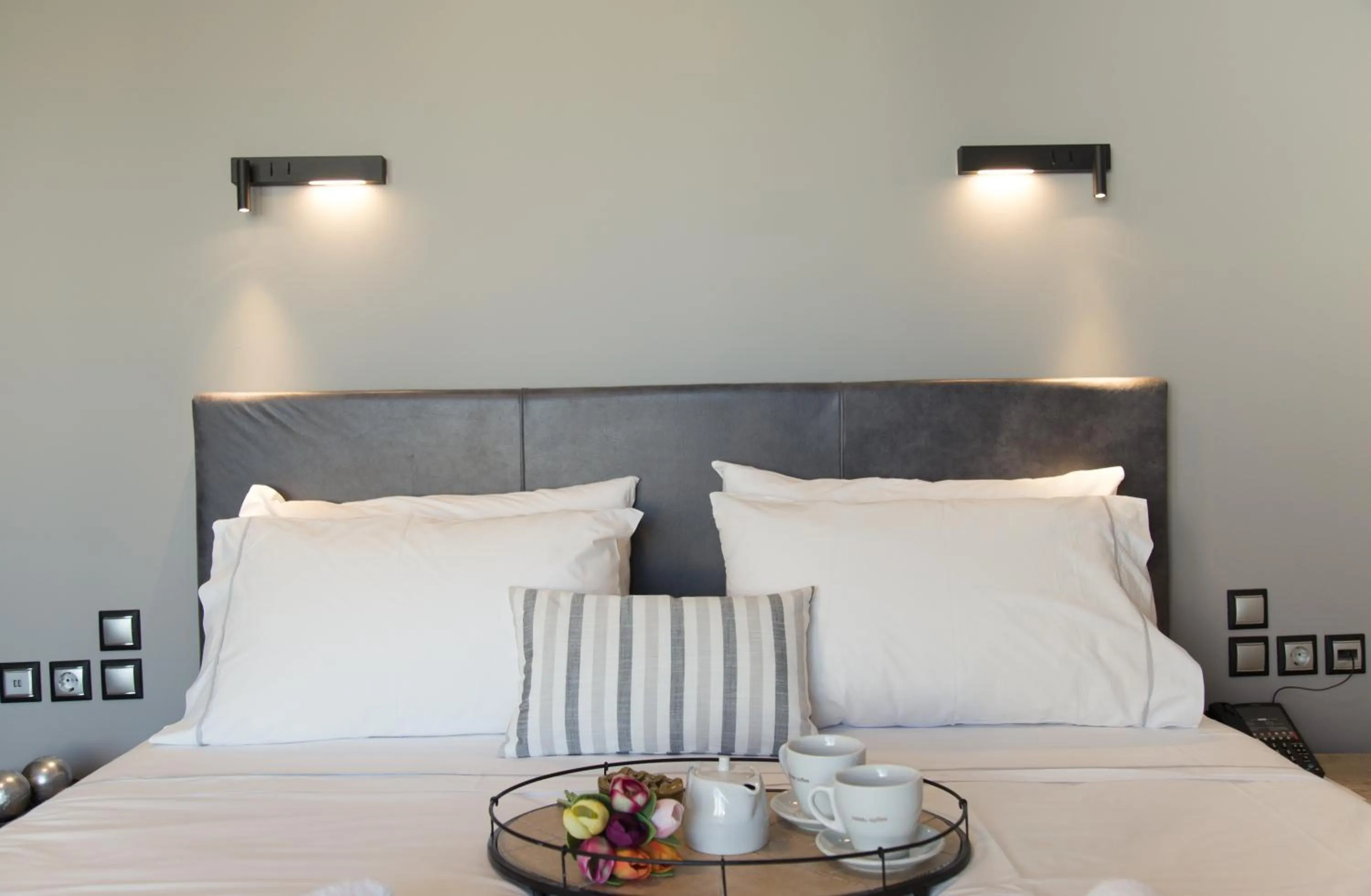 Bed in The Victoria Lefkada