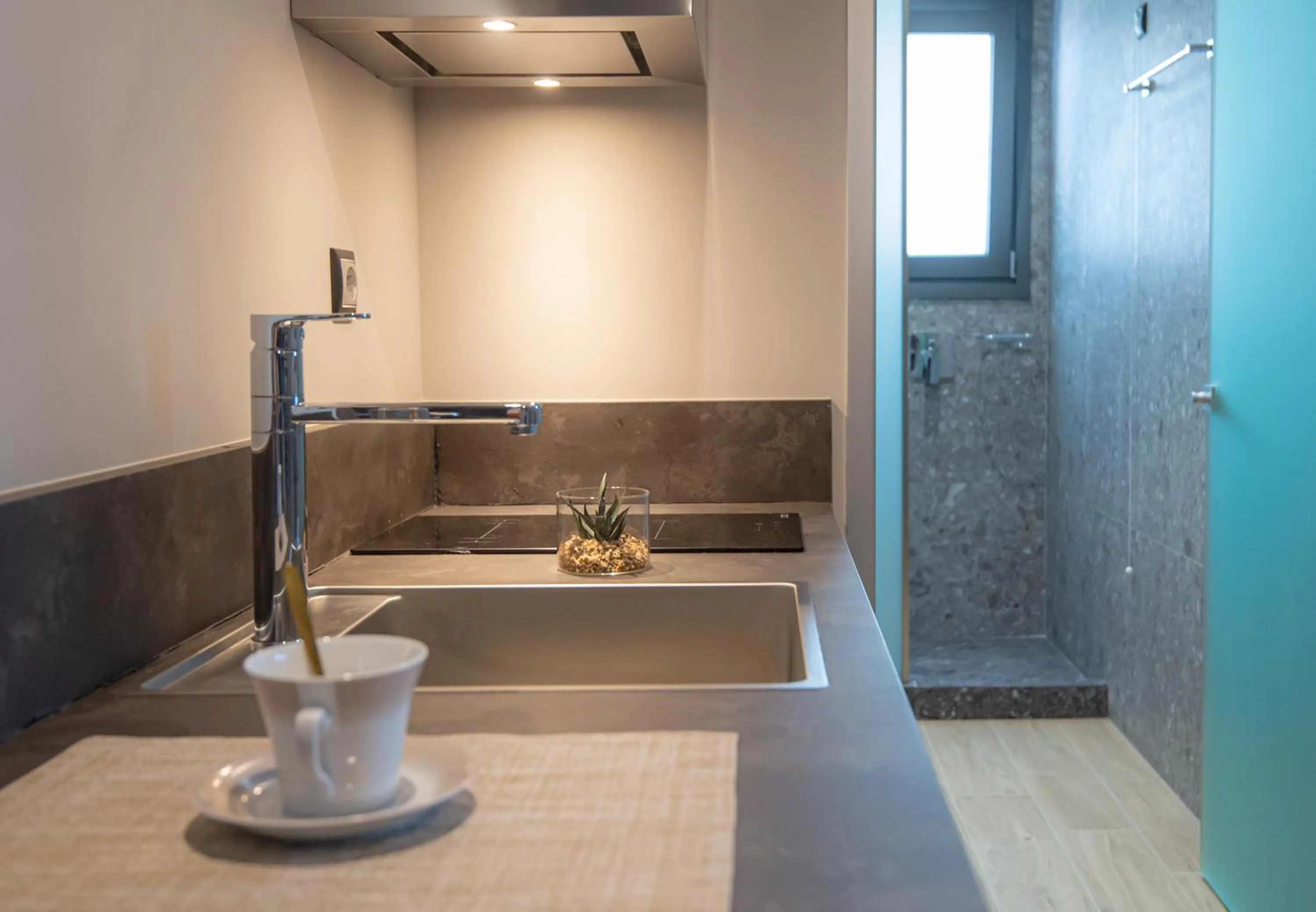 Kitchen or kitchenette in The Victoria Lefkada