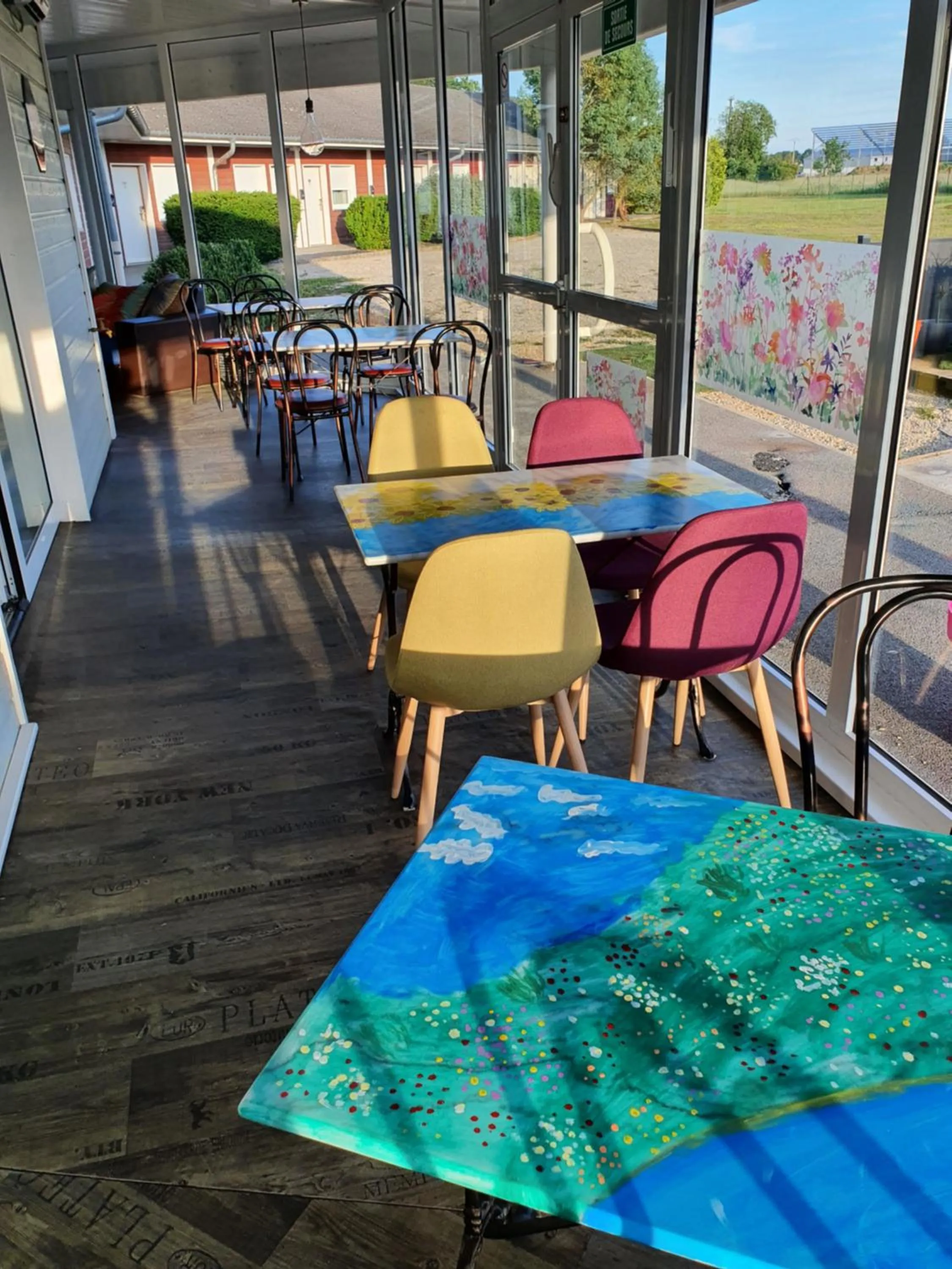 Patio in Eqynox Hotel