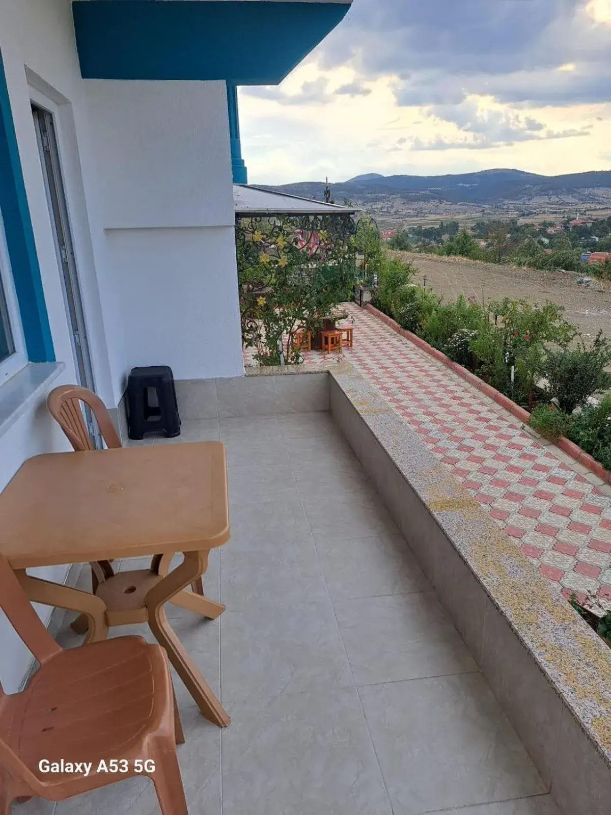 Balcony/Terrace in Salda Gölü Çeliköz Apart Balcony/Terrace in Salda Gölü Çeliköz Apart
