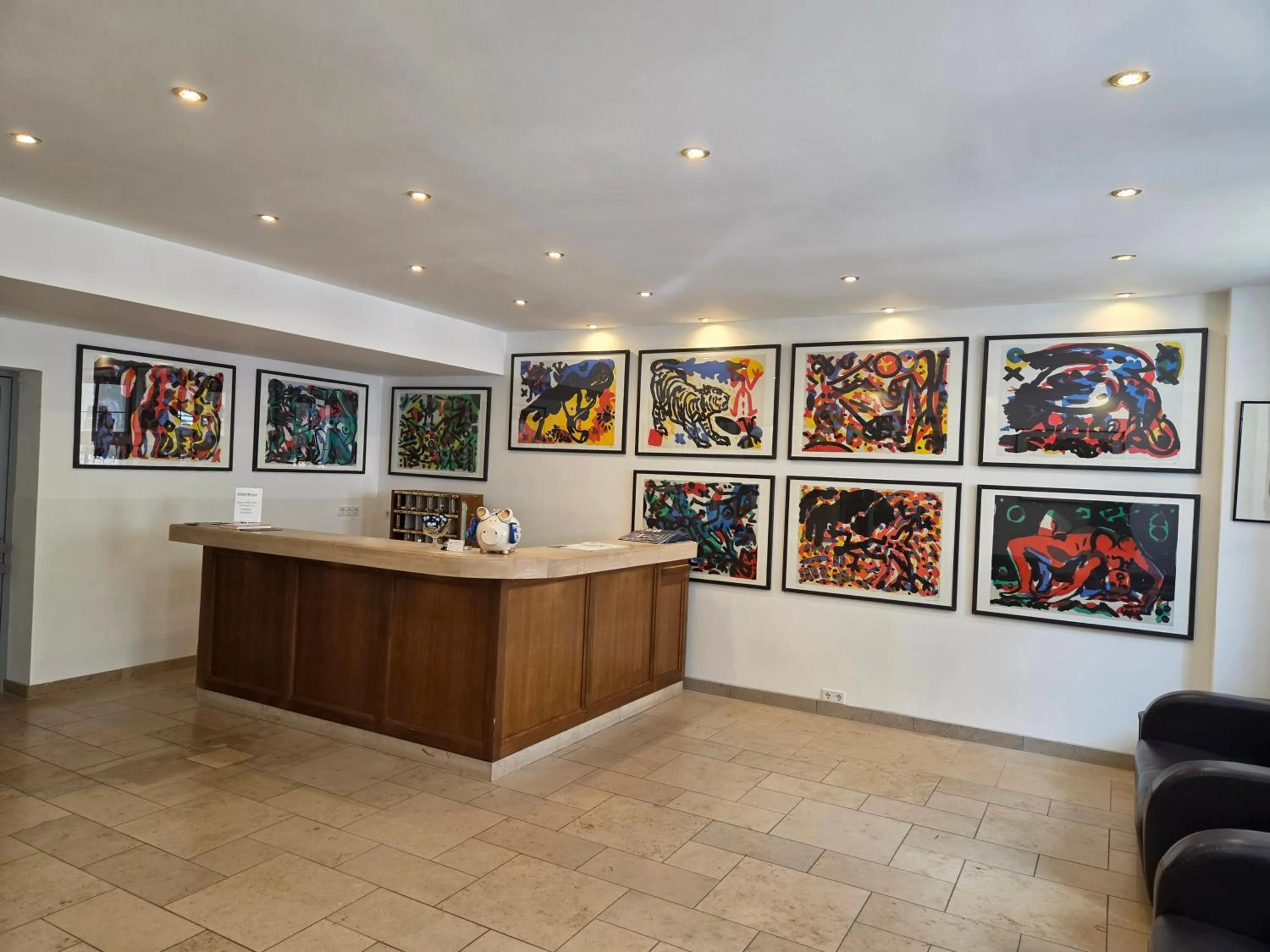 Lobby or reception in Hotel Garni "Am Ellinger Tor"