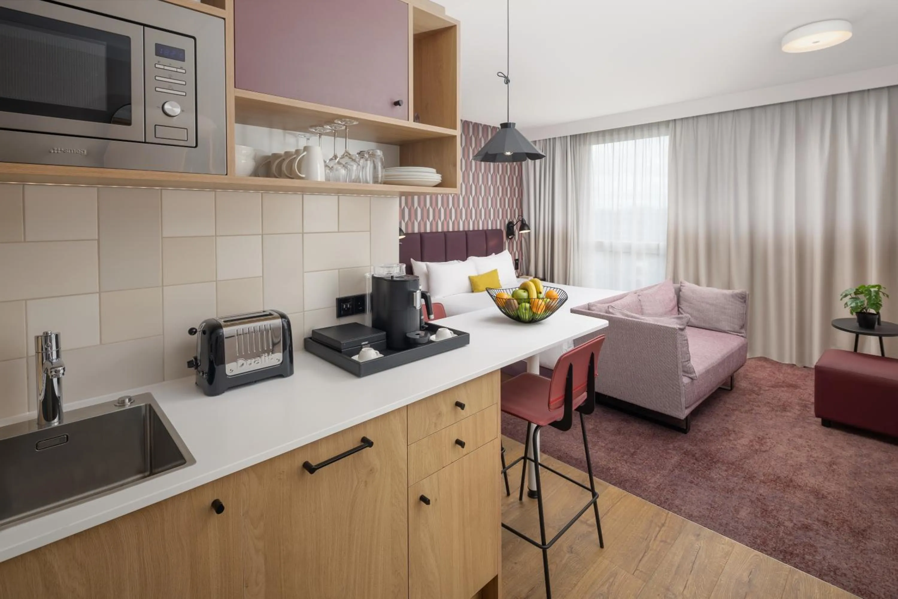 Kitchen or kitchenette in Hyatt House Paris Charles de Gaulle Airport