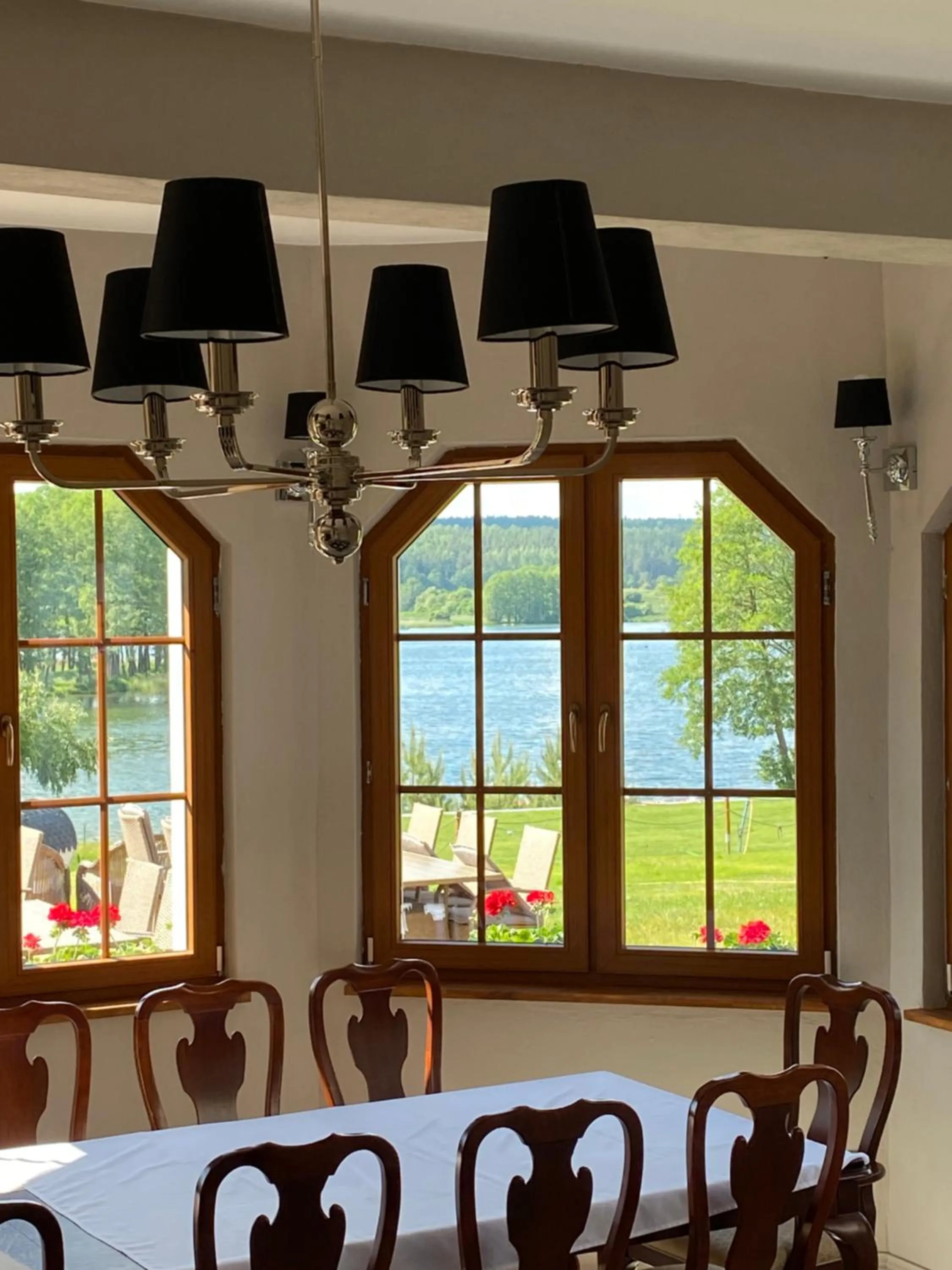 Dining area in Pensjonat Rybical