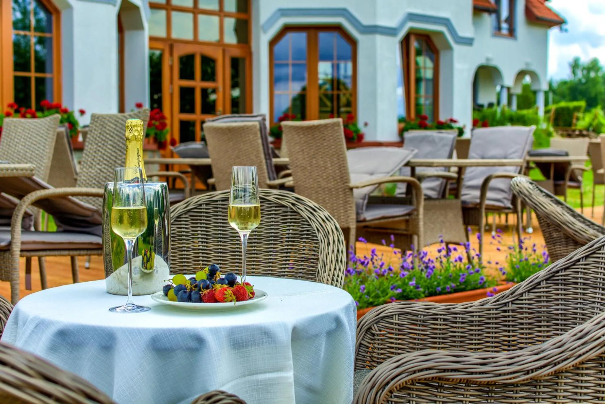 Patio in Pensjonat Rybical