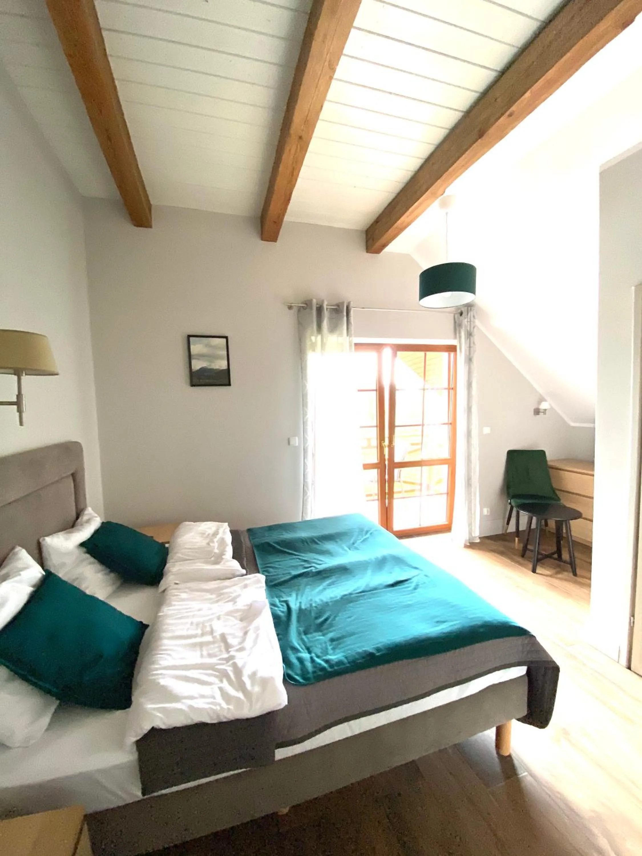 Bedroom, Bed in Pensjonat Rybical