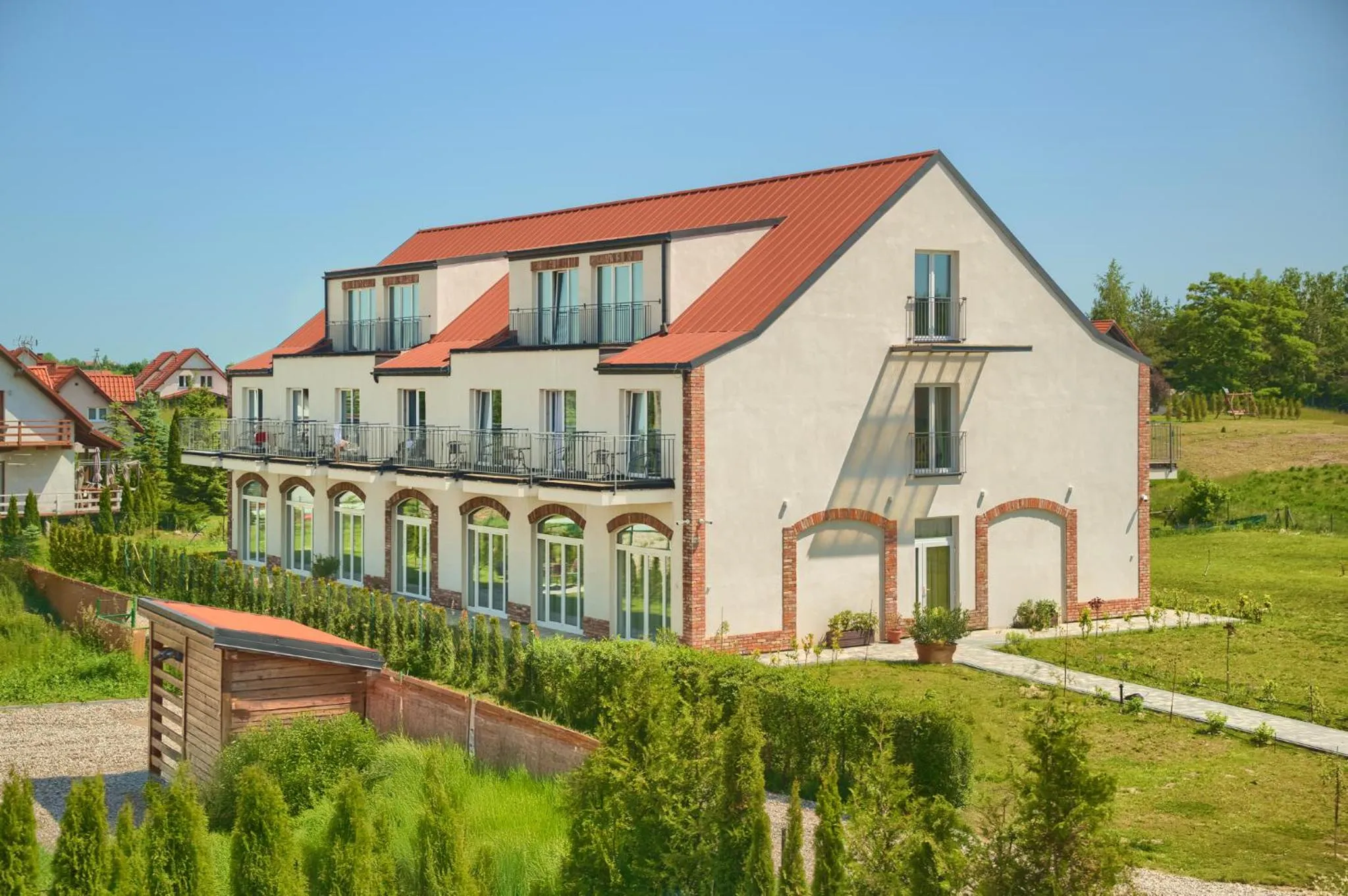 Property building in Pensjonat Rybical