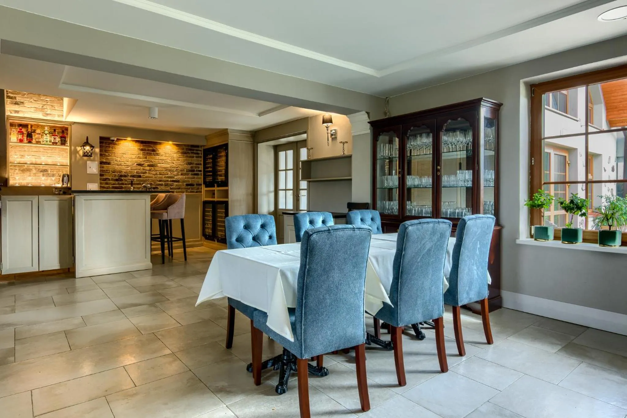 Dining area in Pensjonat Rybical