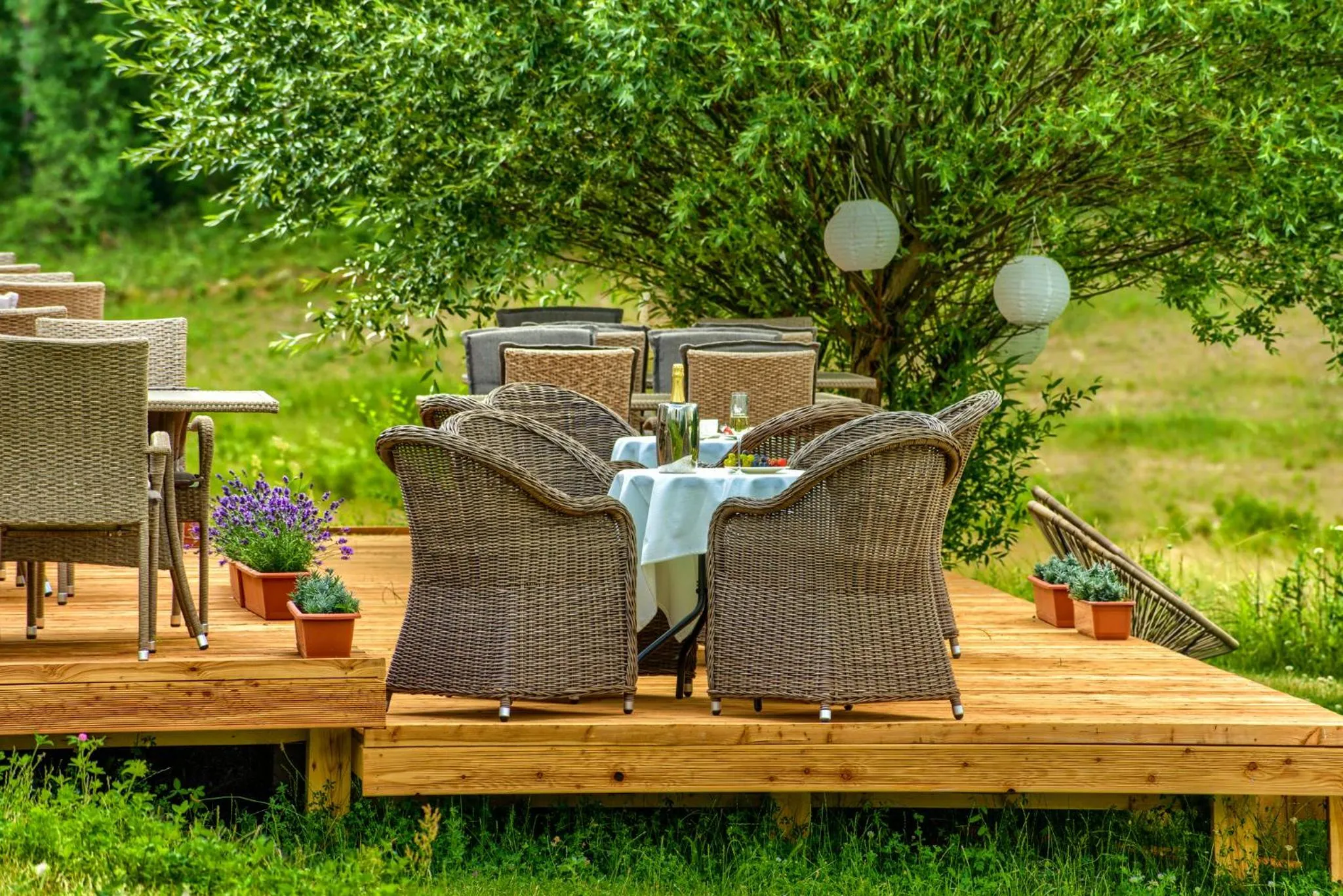 Patio in Pensjonat Rybical