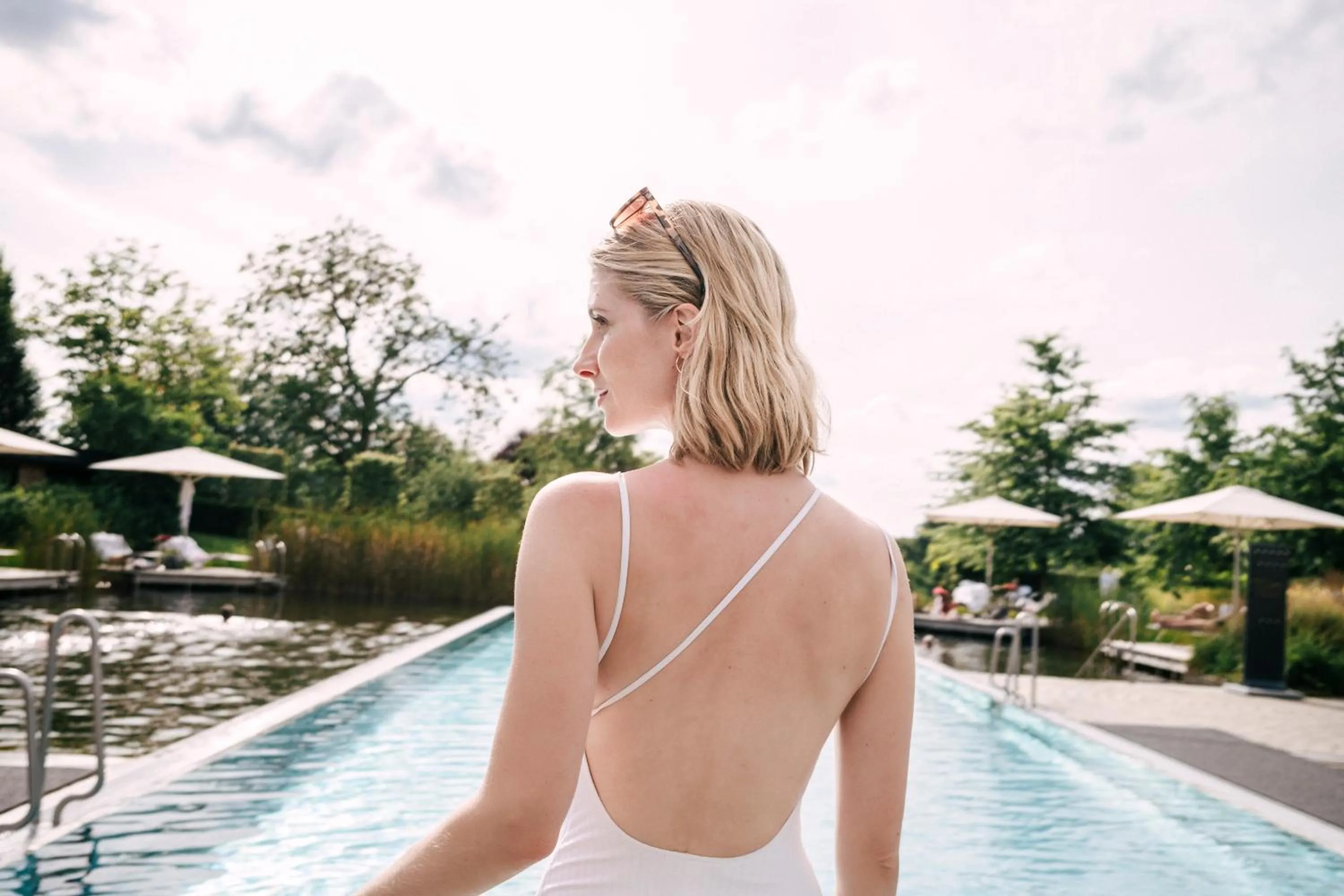 Swimming pool in Das Stemp Wellnessresort 4 Sterne Superior