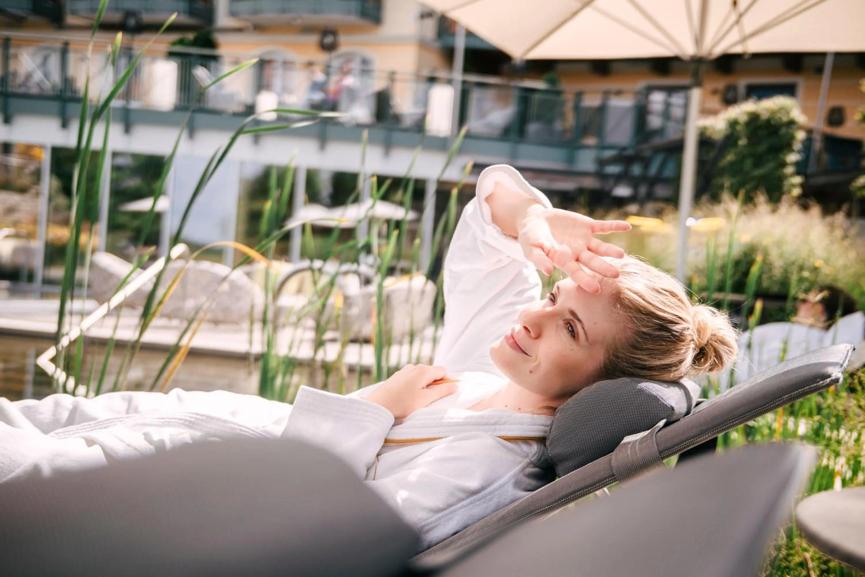 Swimming pool in Das Stemp Wellnessresort 4 Sterne Superior