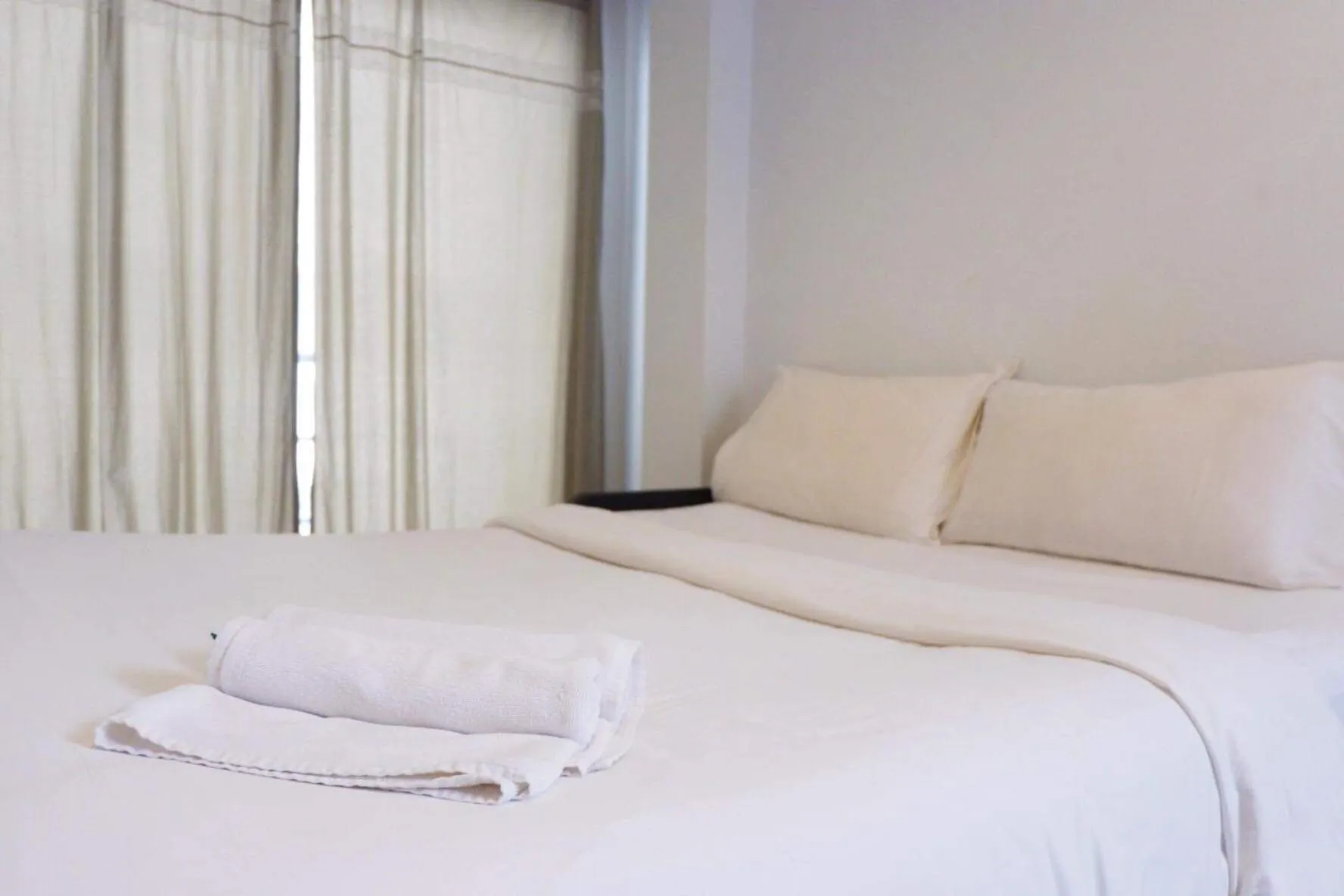 Bed in Rin GuestHouse Pracharak RD