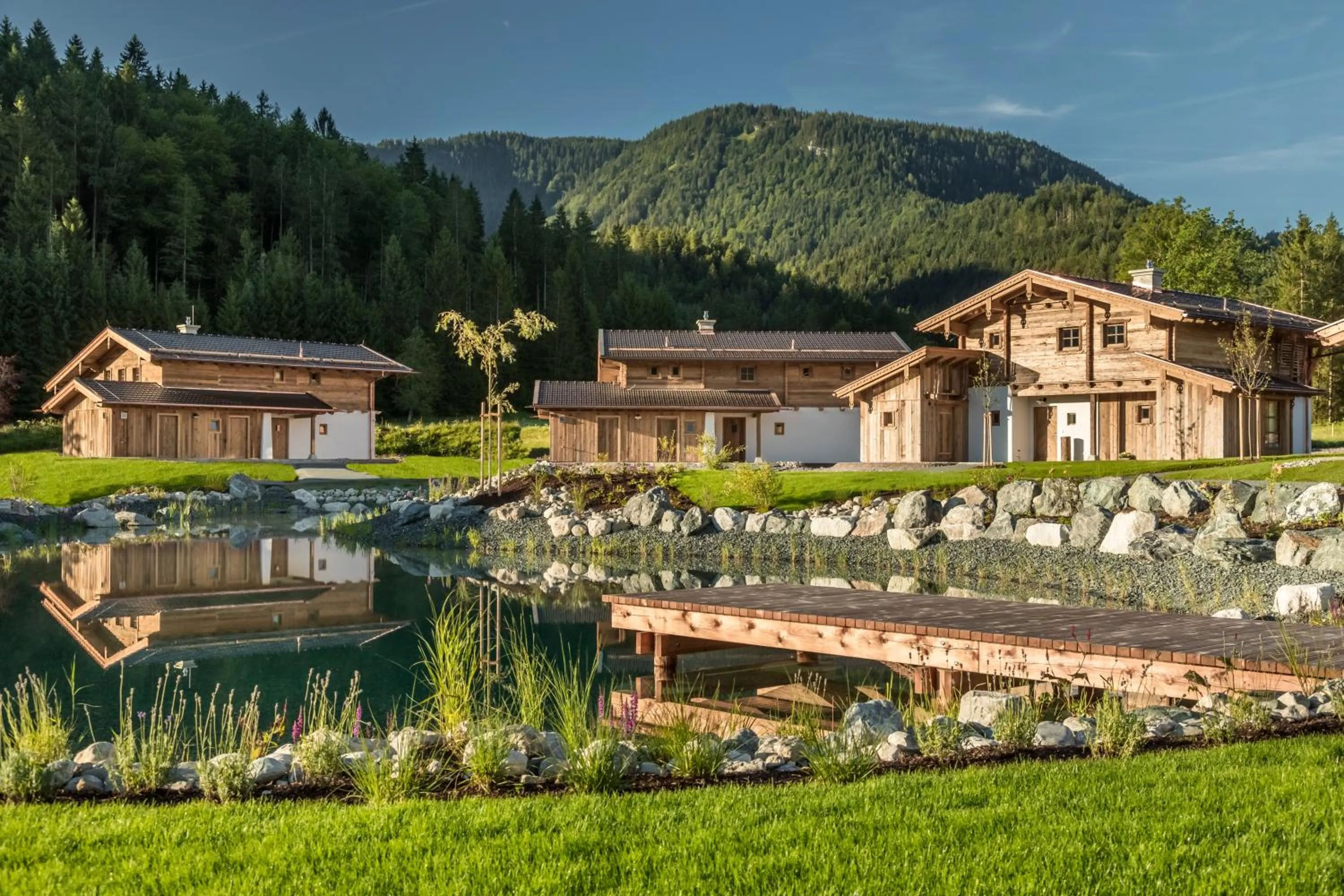 Property building in Relais & Châteaux Gut Steinbach Hotel Chalets SPA