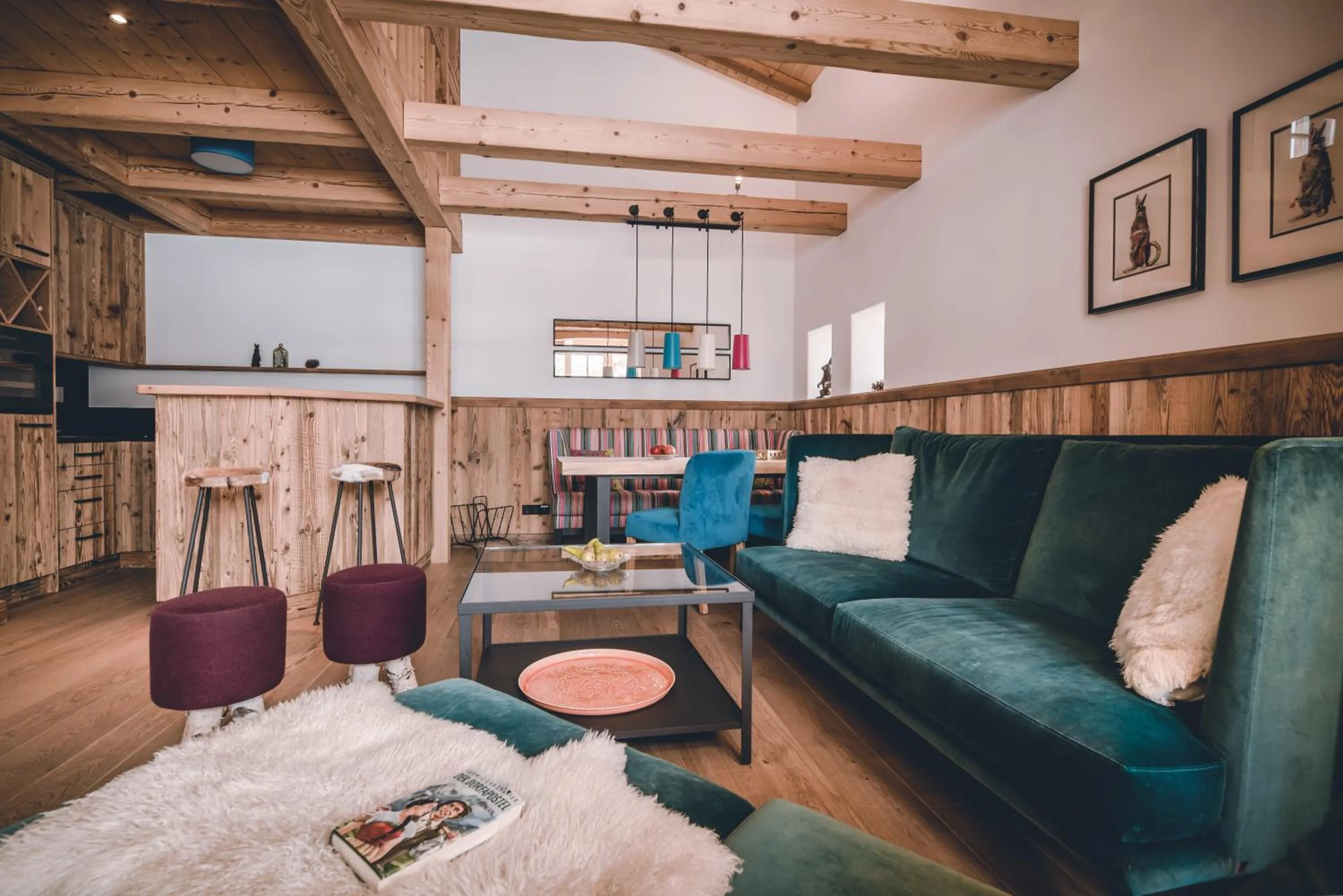 Living room in Relais & Châteaux Gut Steinbach Hotel Chalets SPA
